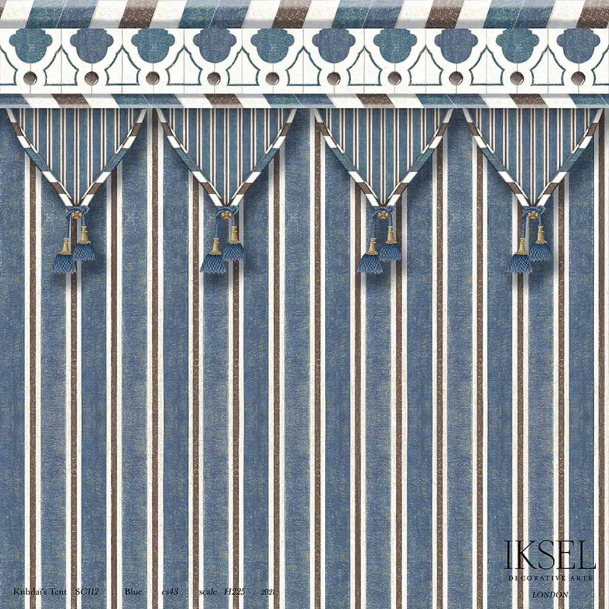 KUBILAI'S TENT_ BLUE