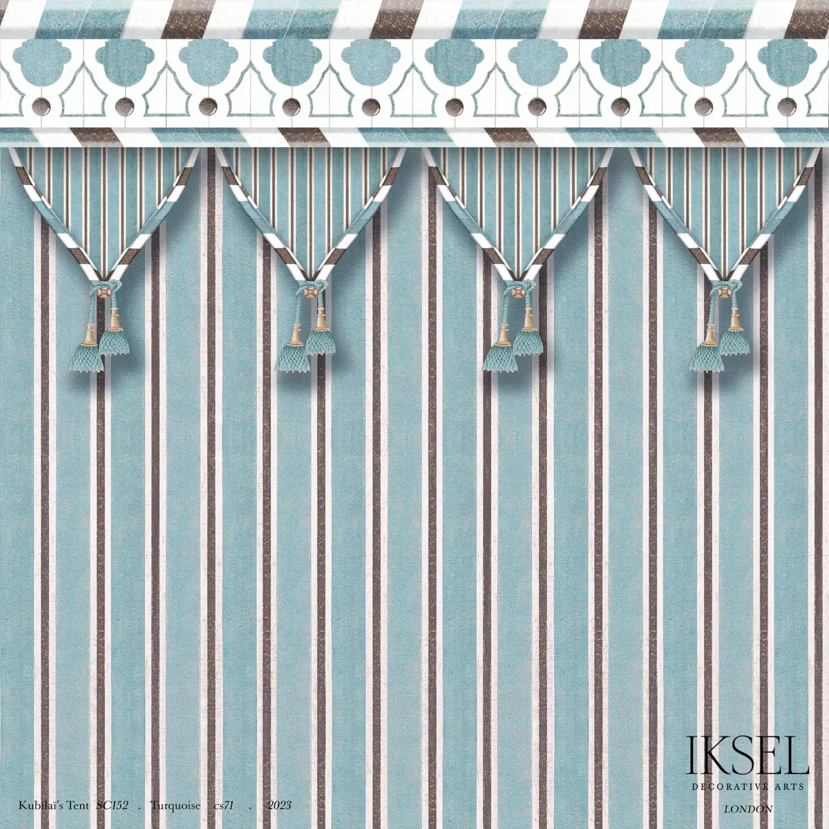KUBILAI'S TENT_ TURQUOISE