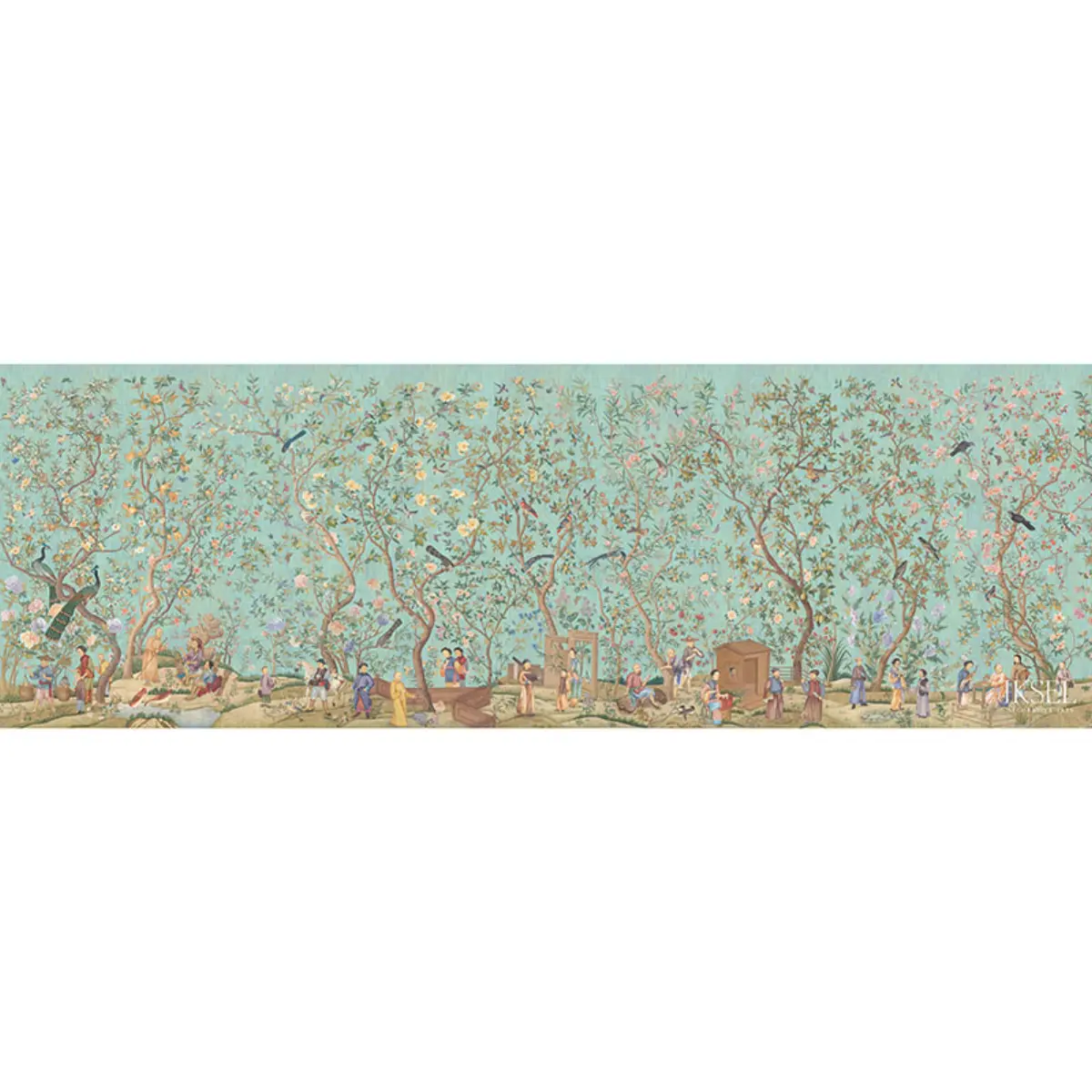 QIANLONG GARDEN_ CRACKLED TURQUOISE
