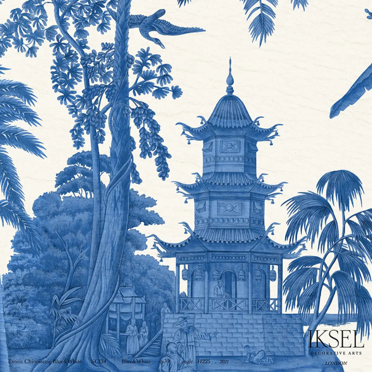 EXOTIC CHINOISERIE_ BLUE & WHITE