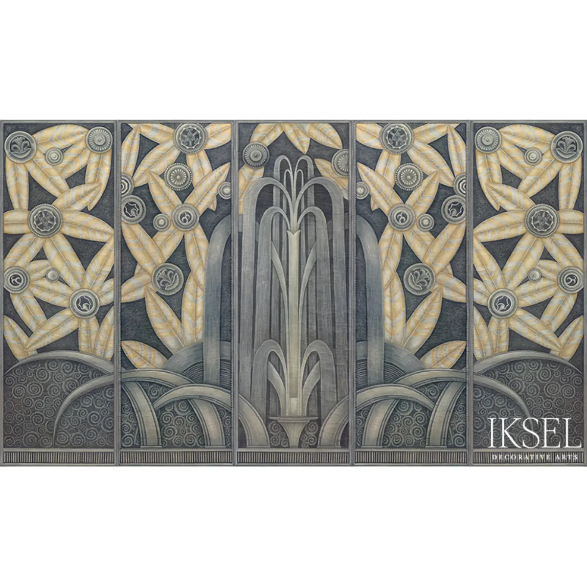 ART DECO FOUNTAIN_ ORIGINAL