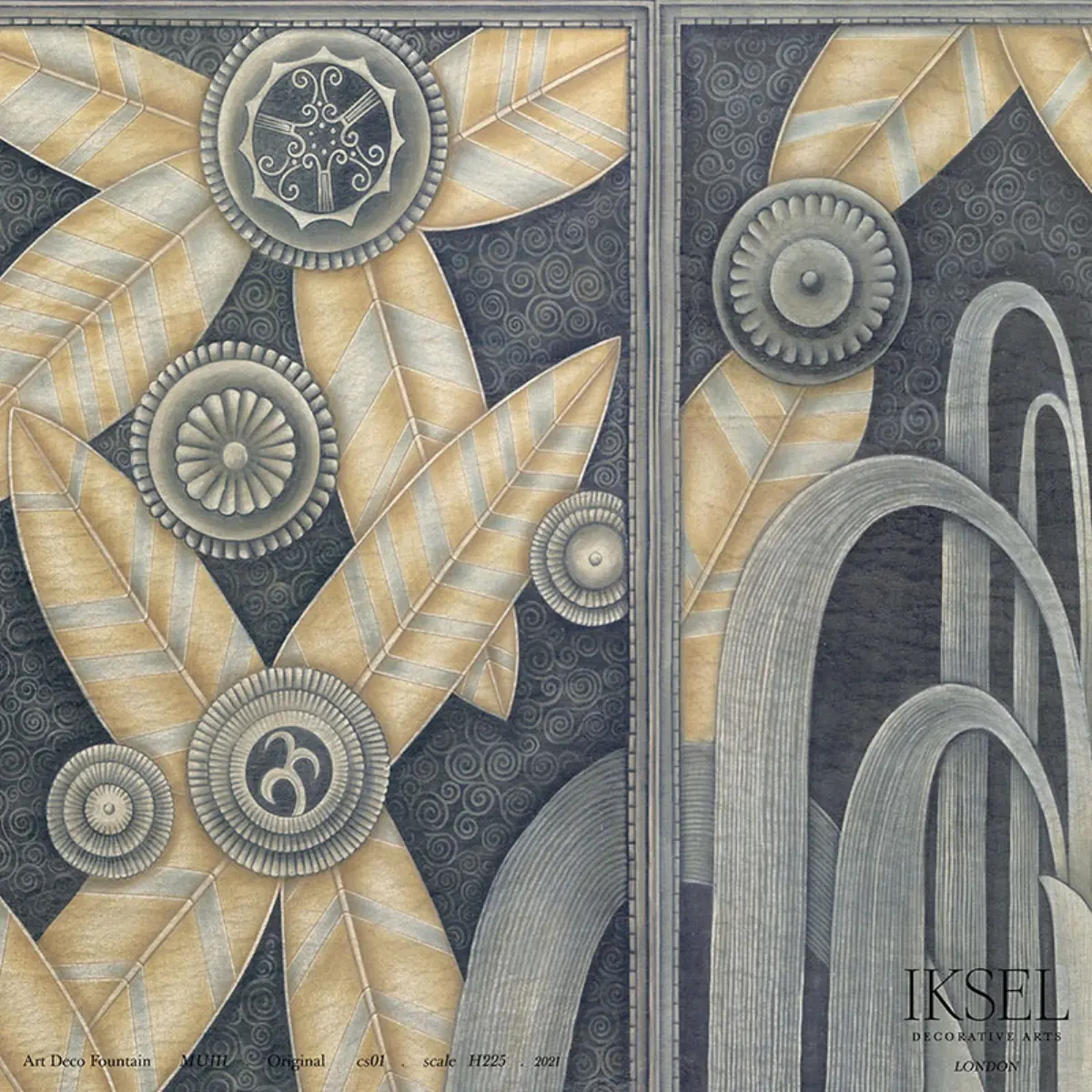 ART DECO FOUNTAIN_ ORIGINAL