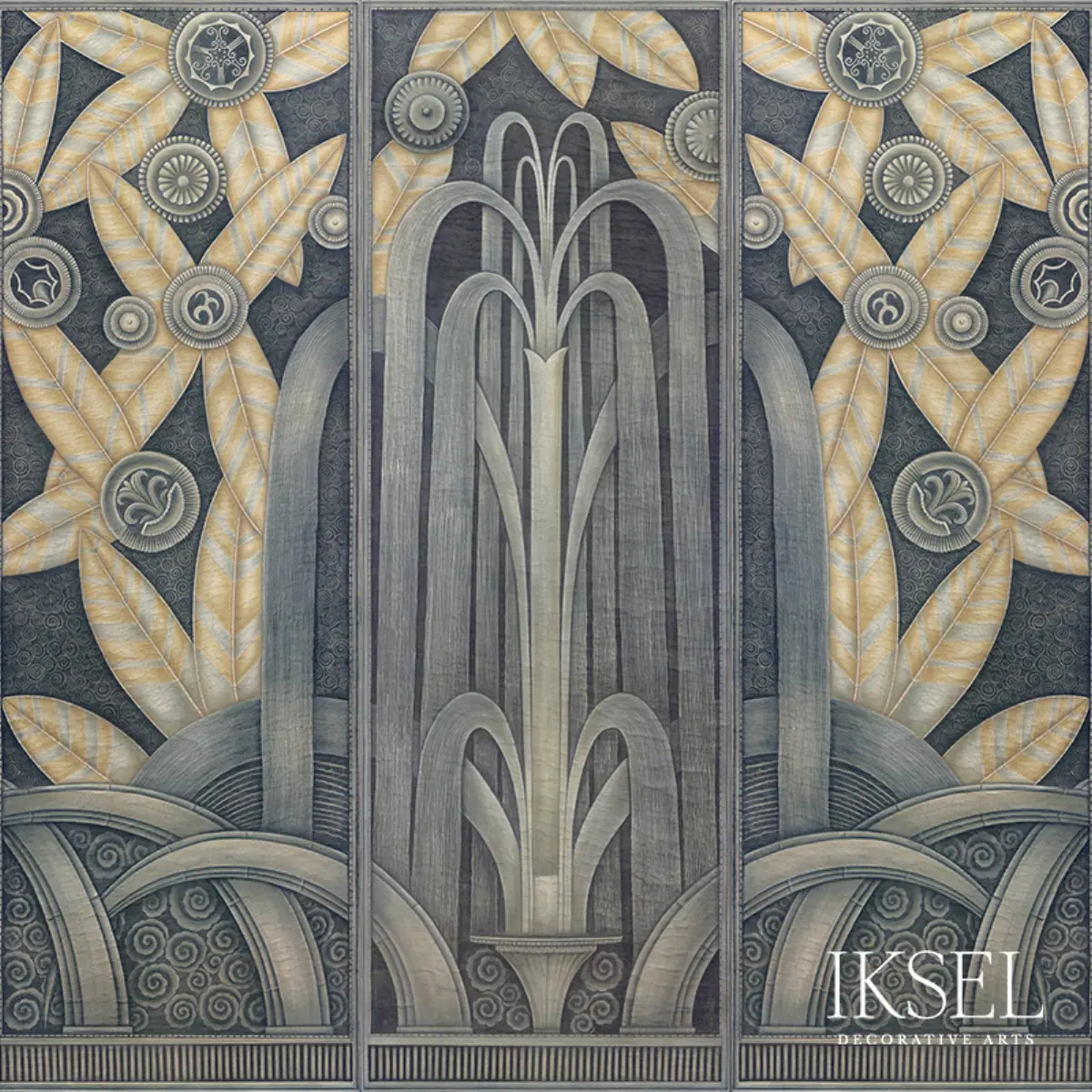 ART DECO FOUNTAIN_ ORIGINAL