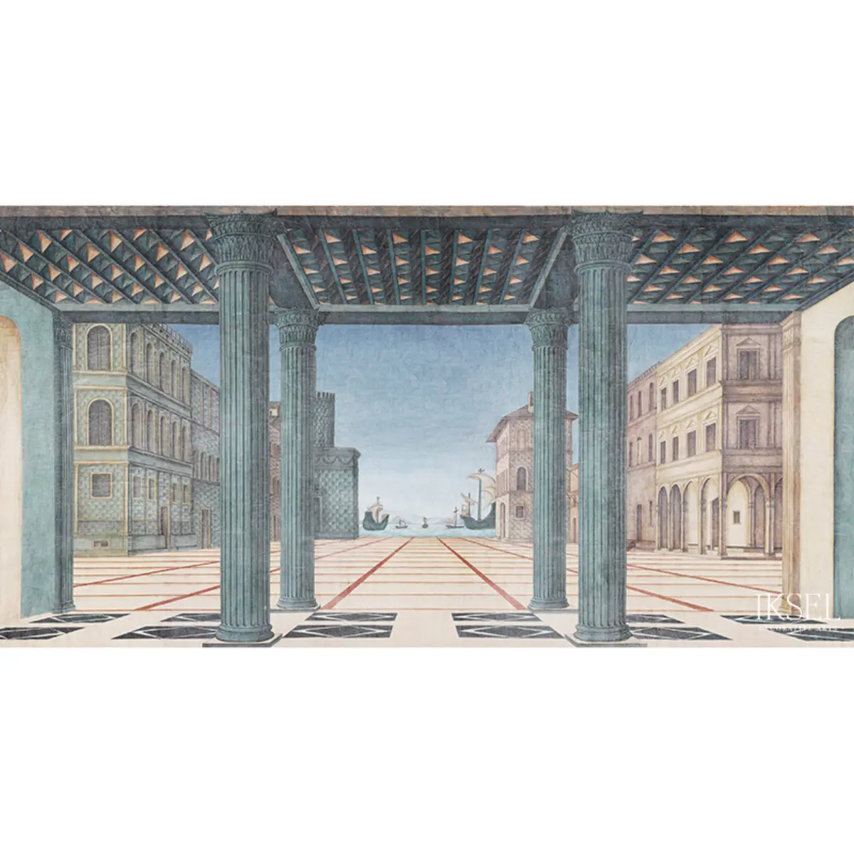 BRUNELLESCHI PERSPECTIVE_ MULTICOLOR