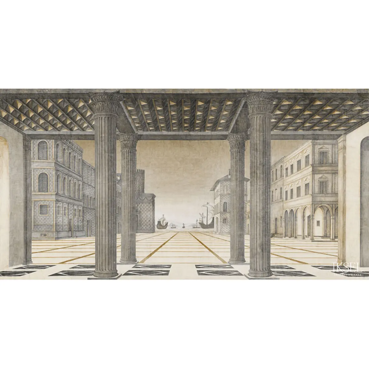 BRUNELLESCHI PERSPECTIVE_ SEPIA TONES