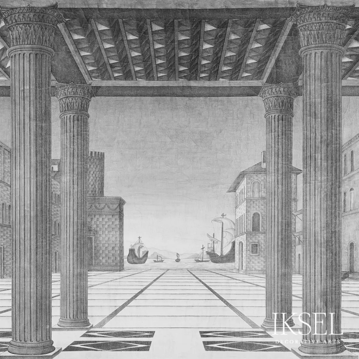 BRUNELLESCHI PERSPECTIVE_ GREY TONES