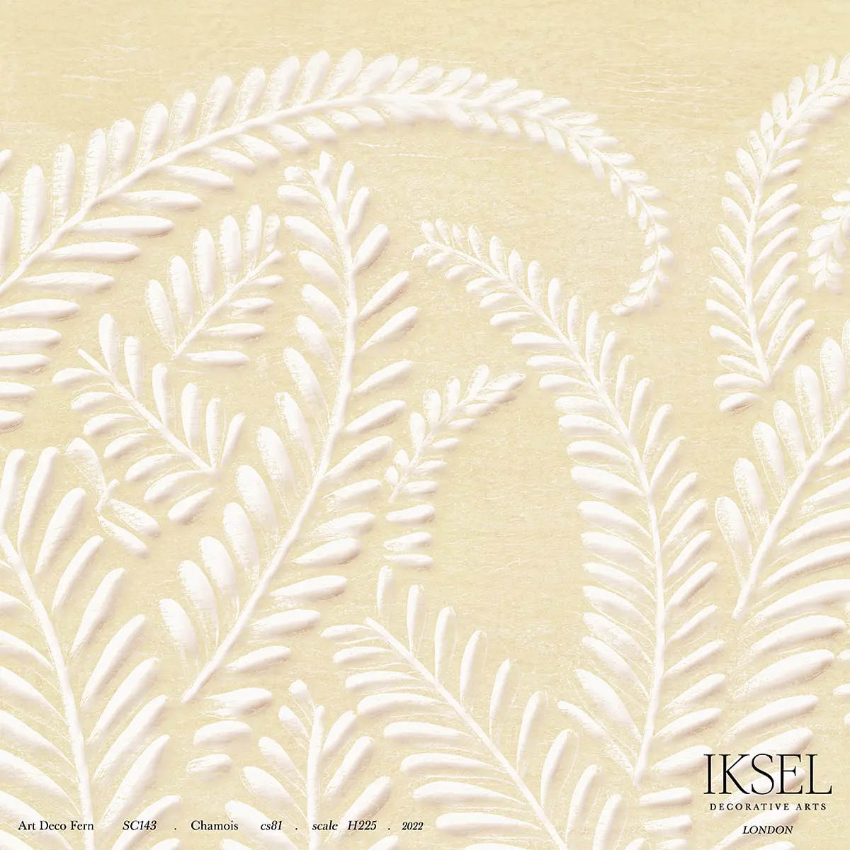 ART DECO FERN_ CHAMOIS