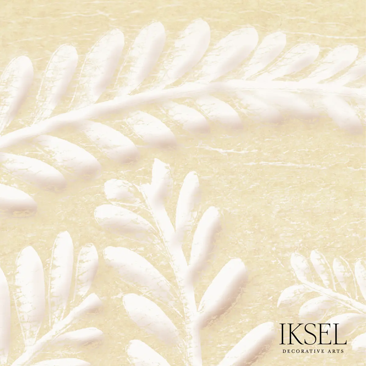 ART DECO FERN_ CHAMOIS
