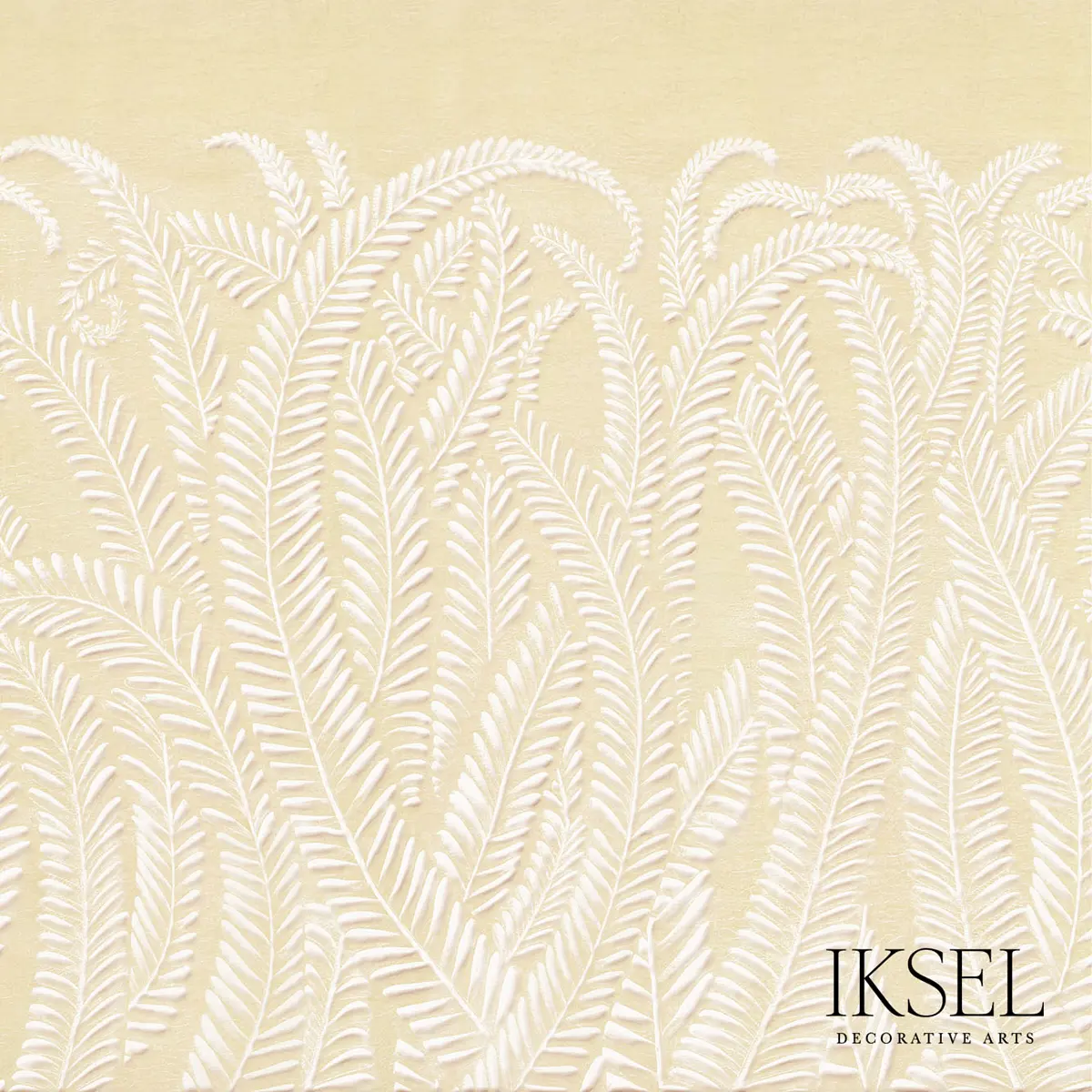 ART DECO FERN_ CHAMOIS