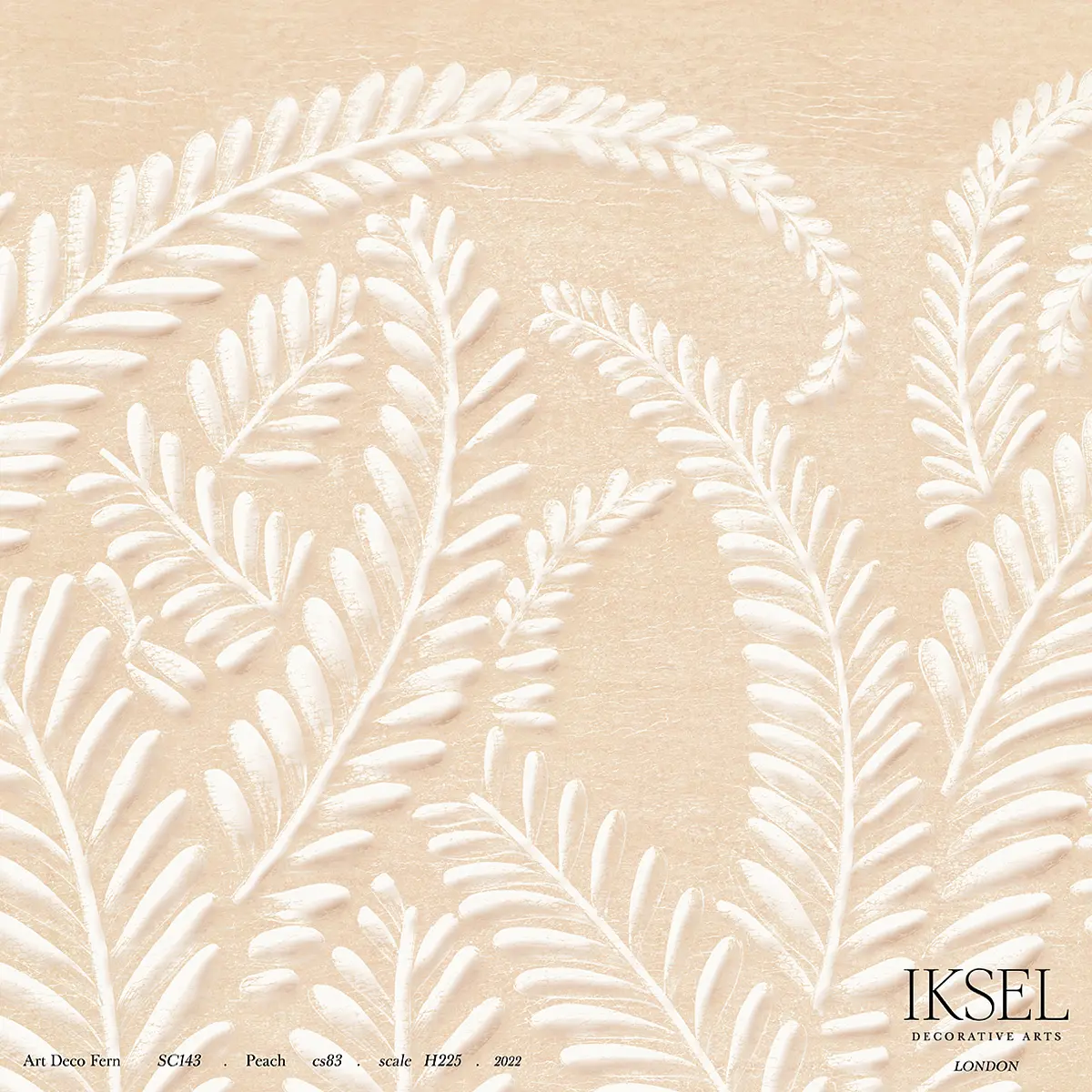 ART DECO FERN_ PEACH