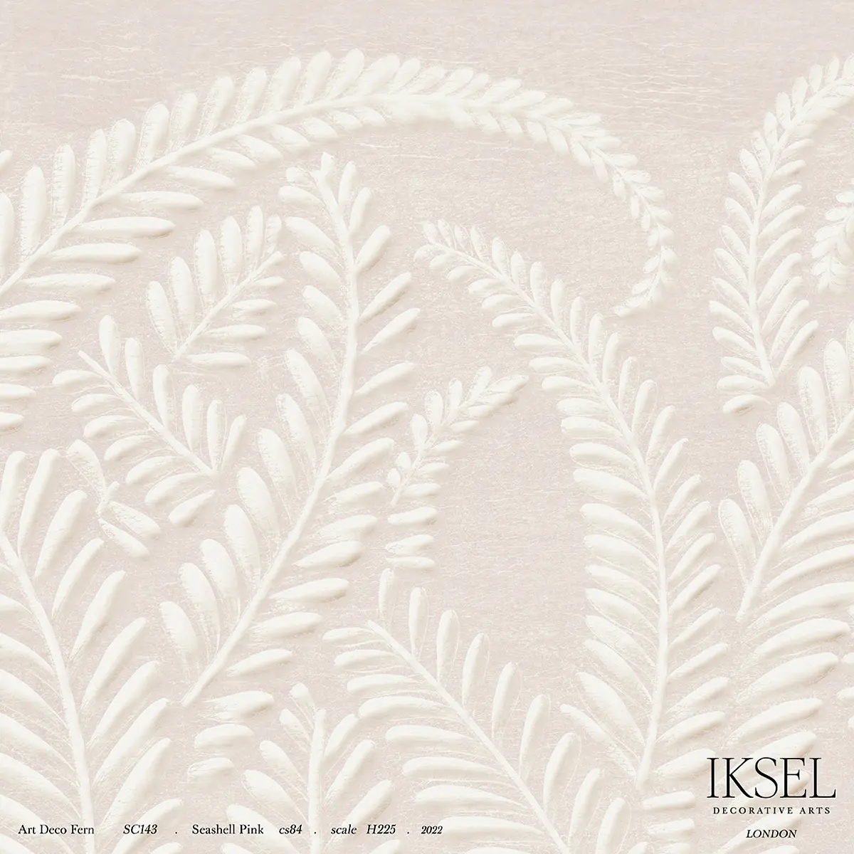 ART DECO FERN_ SEASHELL PINK