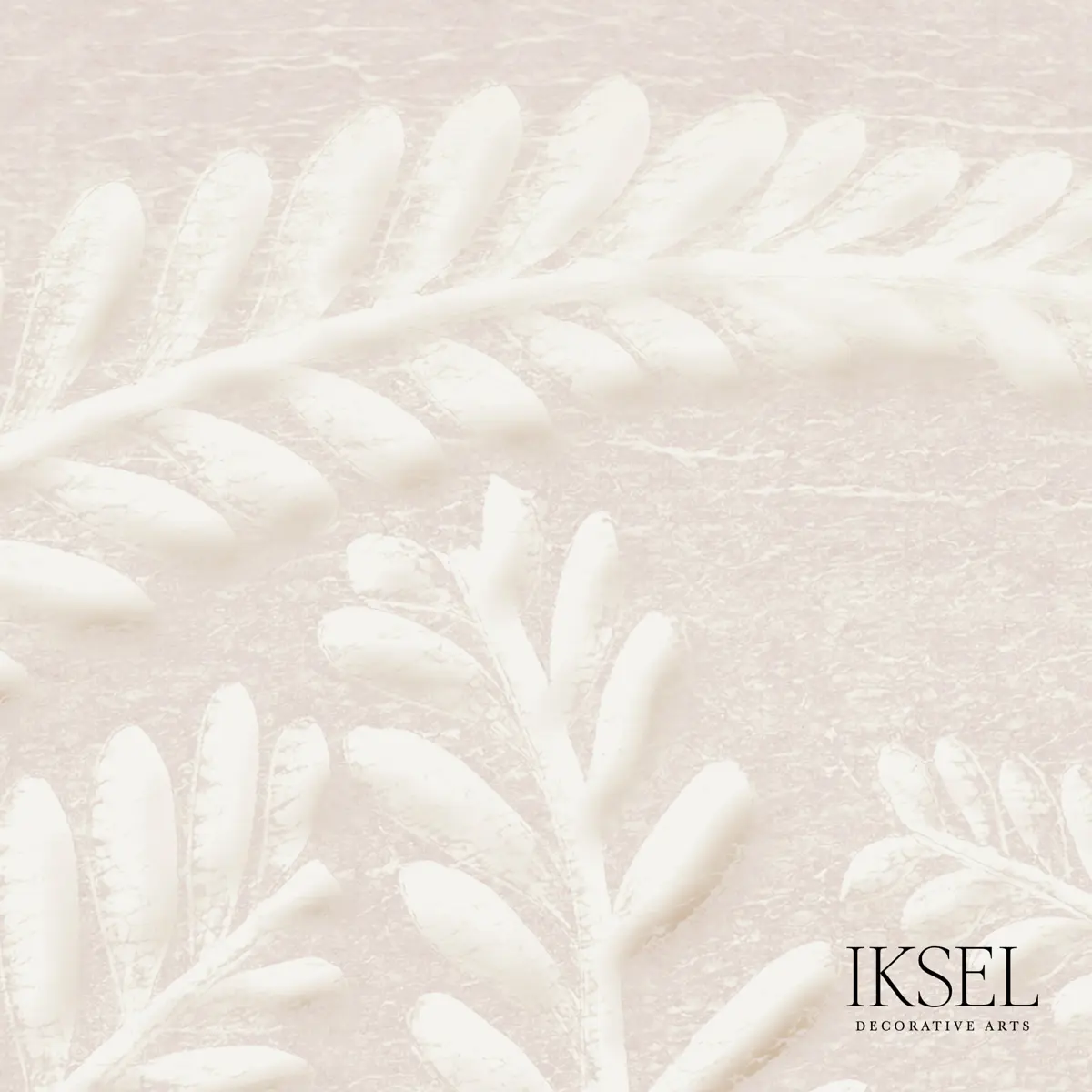 ART DECO FERN_ SEASHELL PINK