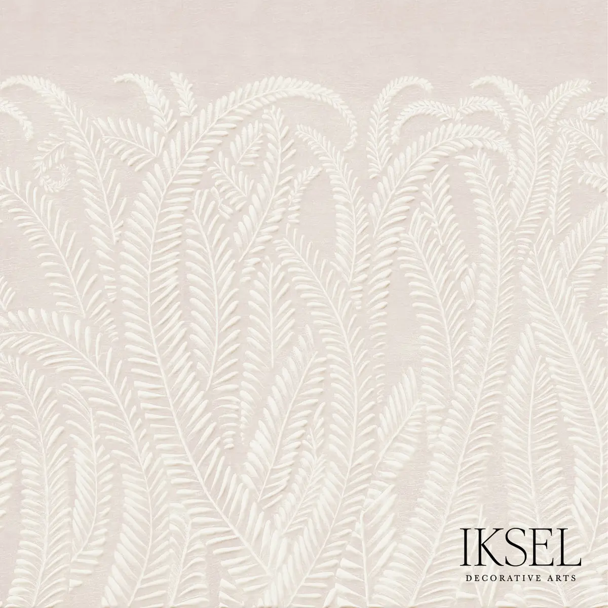 ART DECO FERN_ SEASHELL PINK