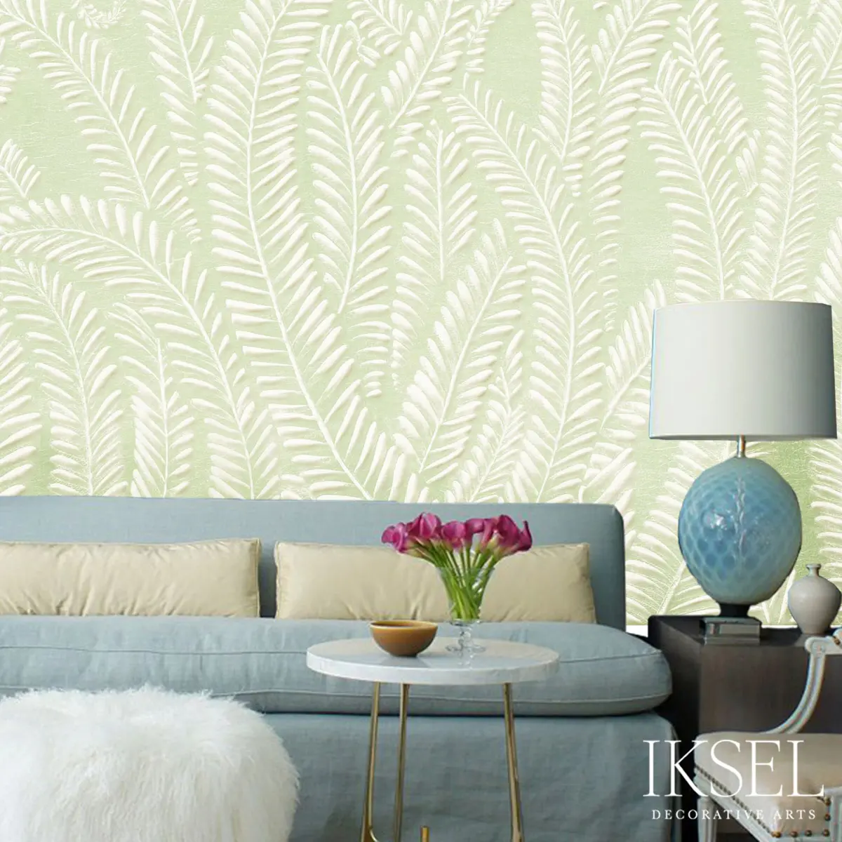 ART DECO FERN_ SEA WEED