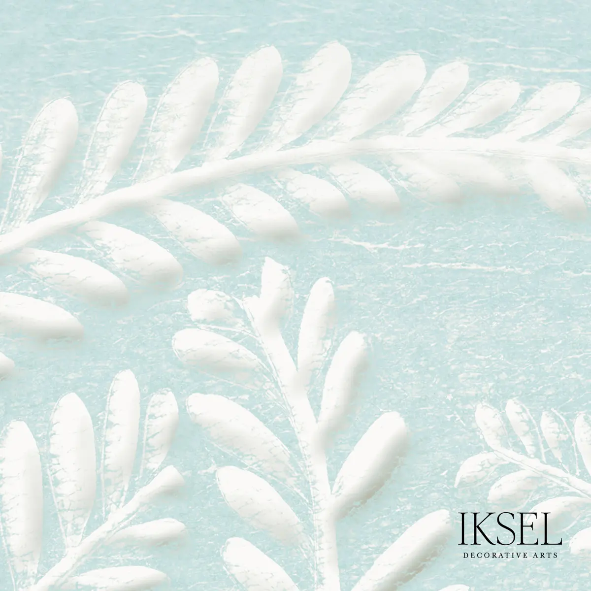 ART DECO FERN_ SEA FOAM