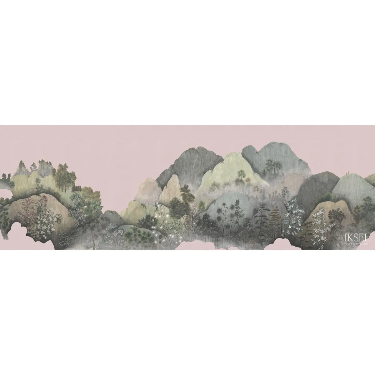 JAPANESE MOUNTAINS_ VIEUX ROSE