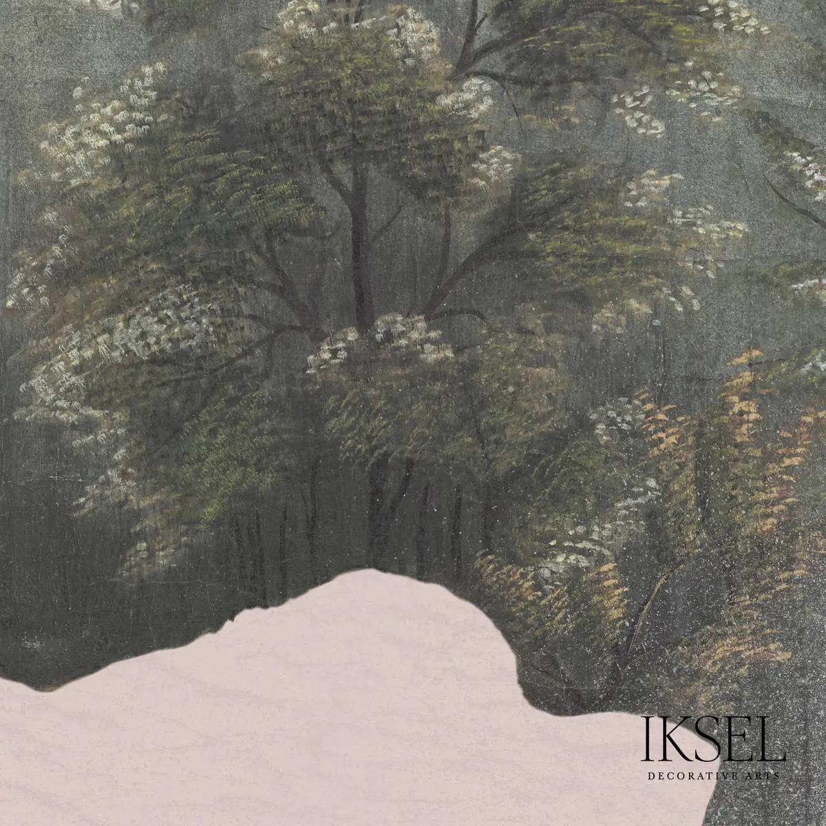 JAPANESE MOUNTAINS_ VIEUX ROSE