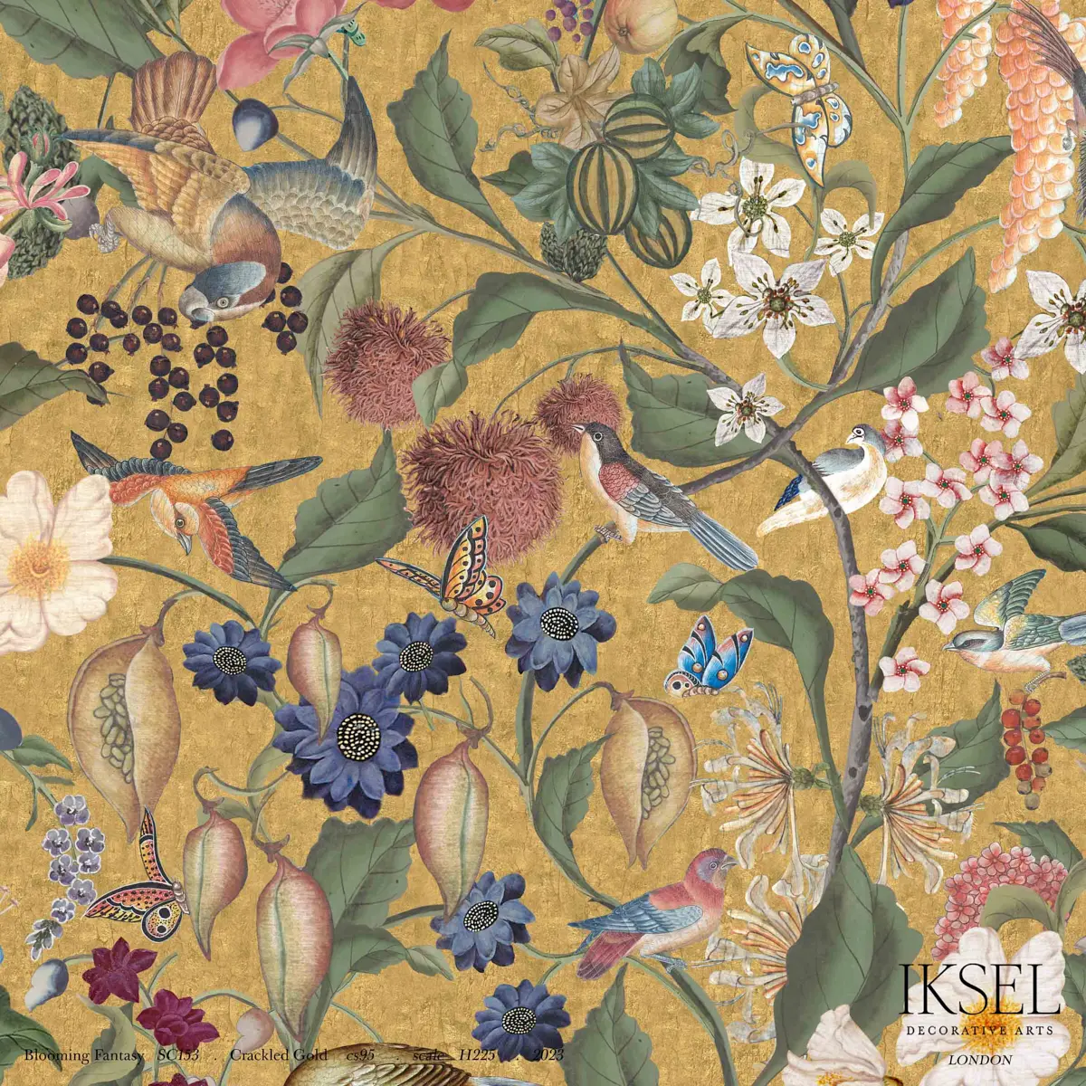 BLOOMING FANTASY_ CRACKLED GOLD