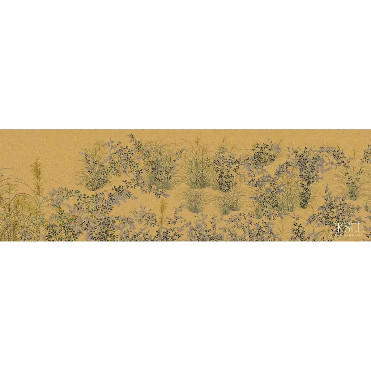 JAPANESE MEADOW_ CRACKLED GOLD