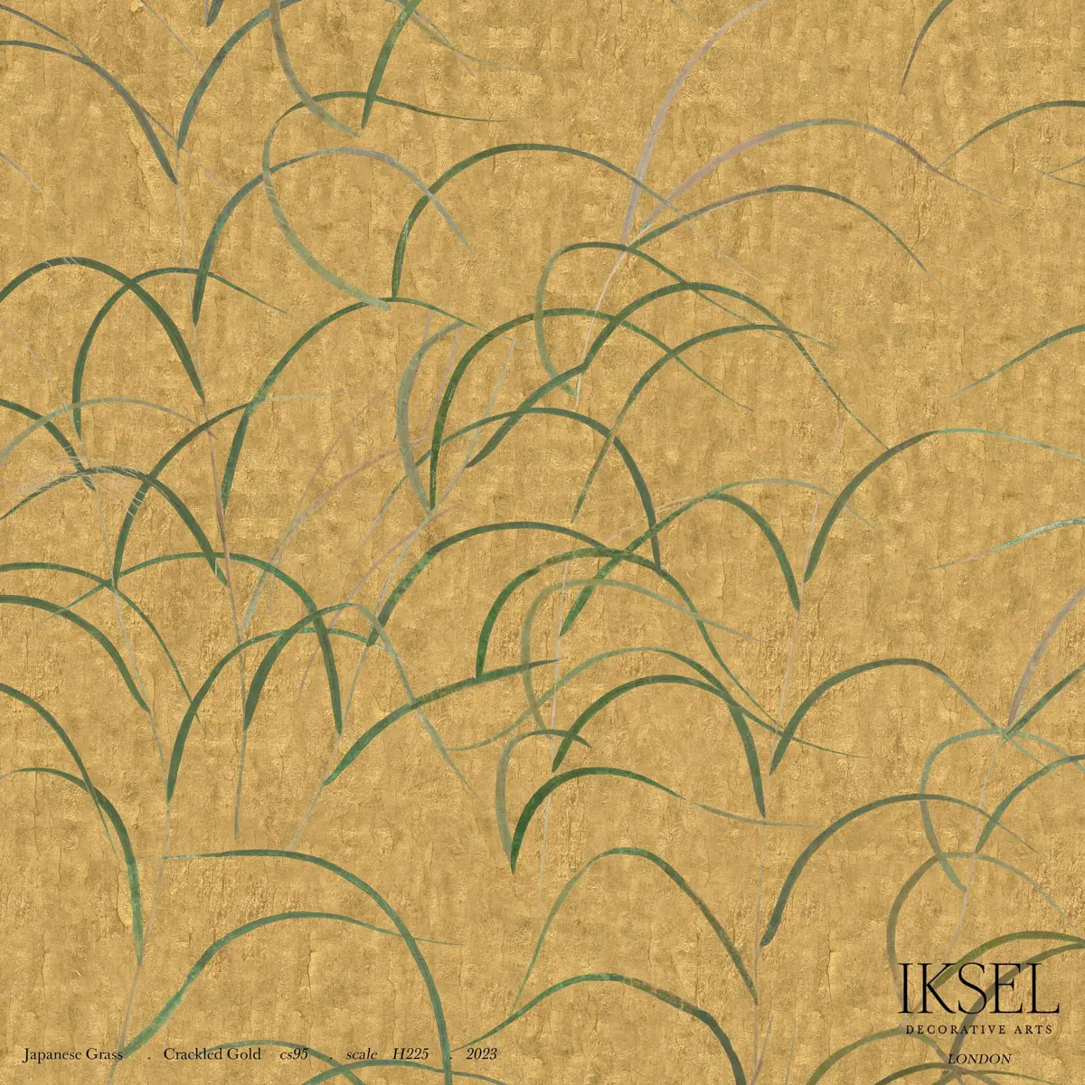 JAPANESE GRASS_ CRACKLED GOLD
