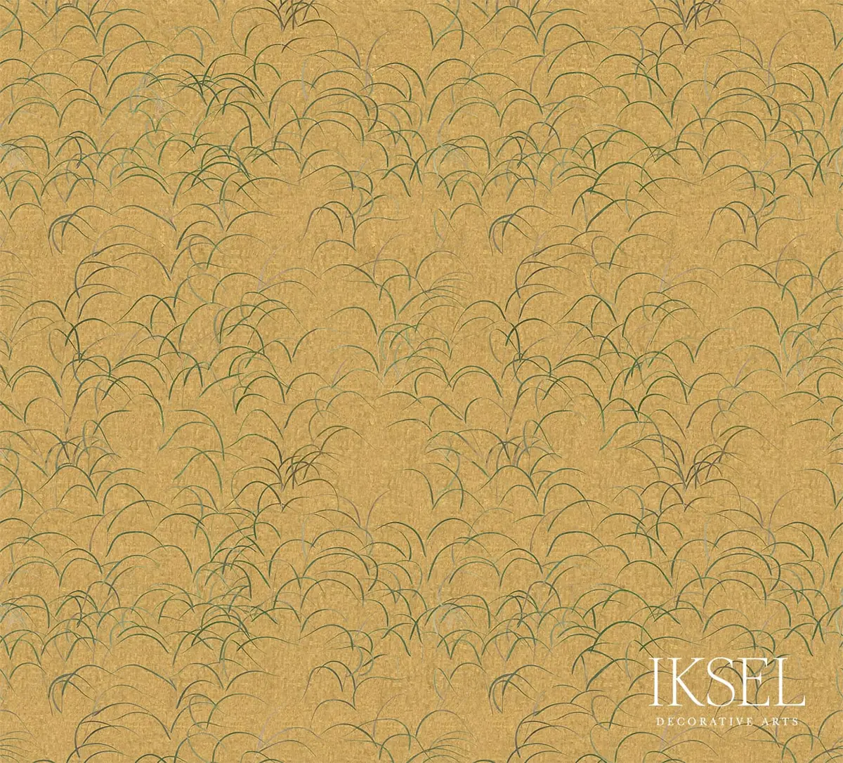 JAPANESE GRASS_ CRACKLED GOLD