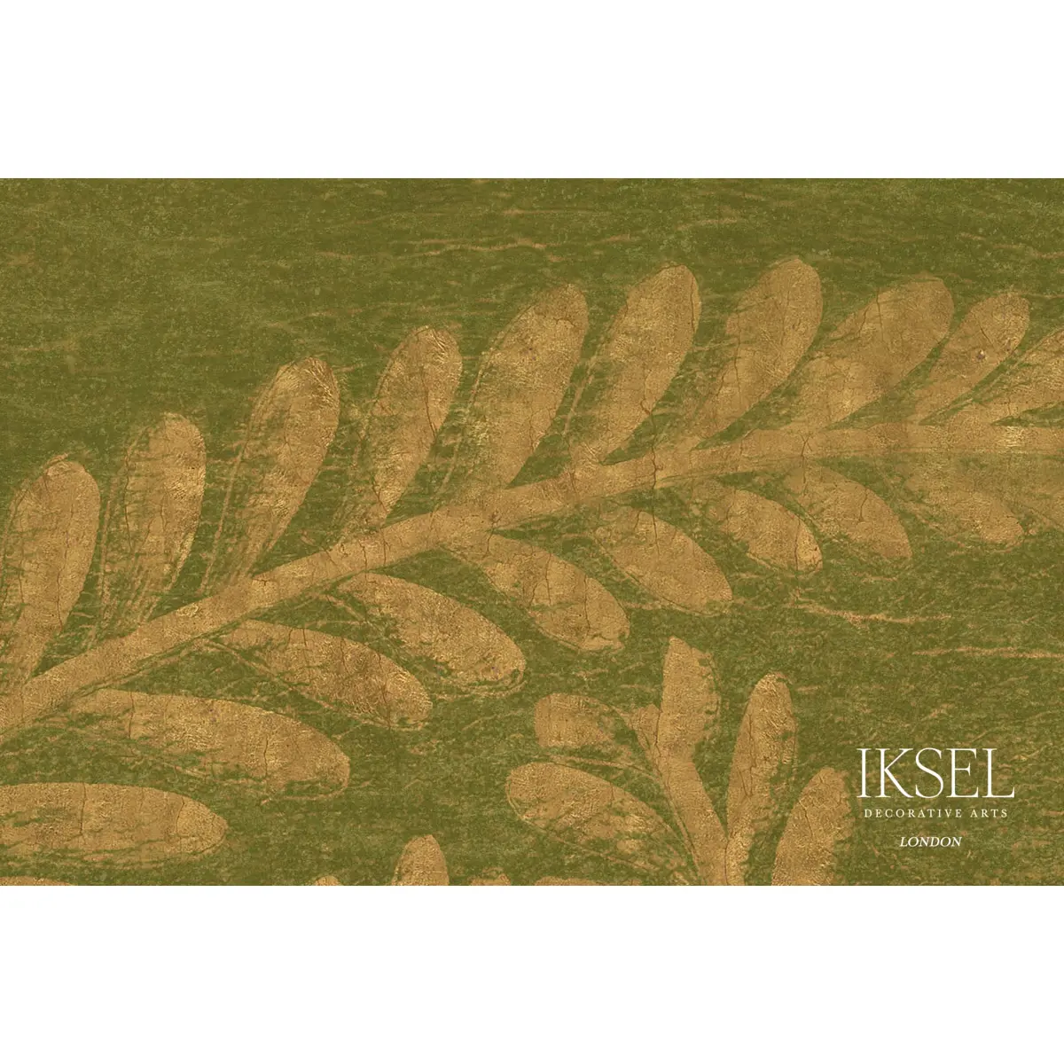 ART DECO GOLDEN FERN_ GOLDEN GREEN