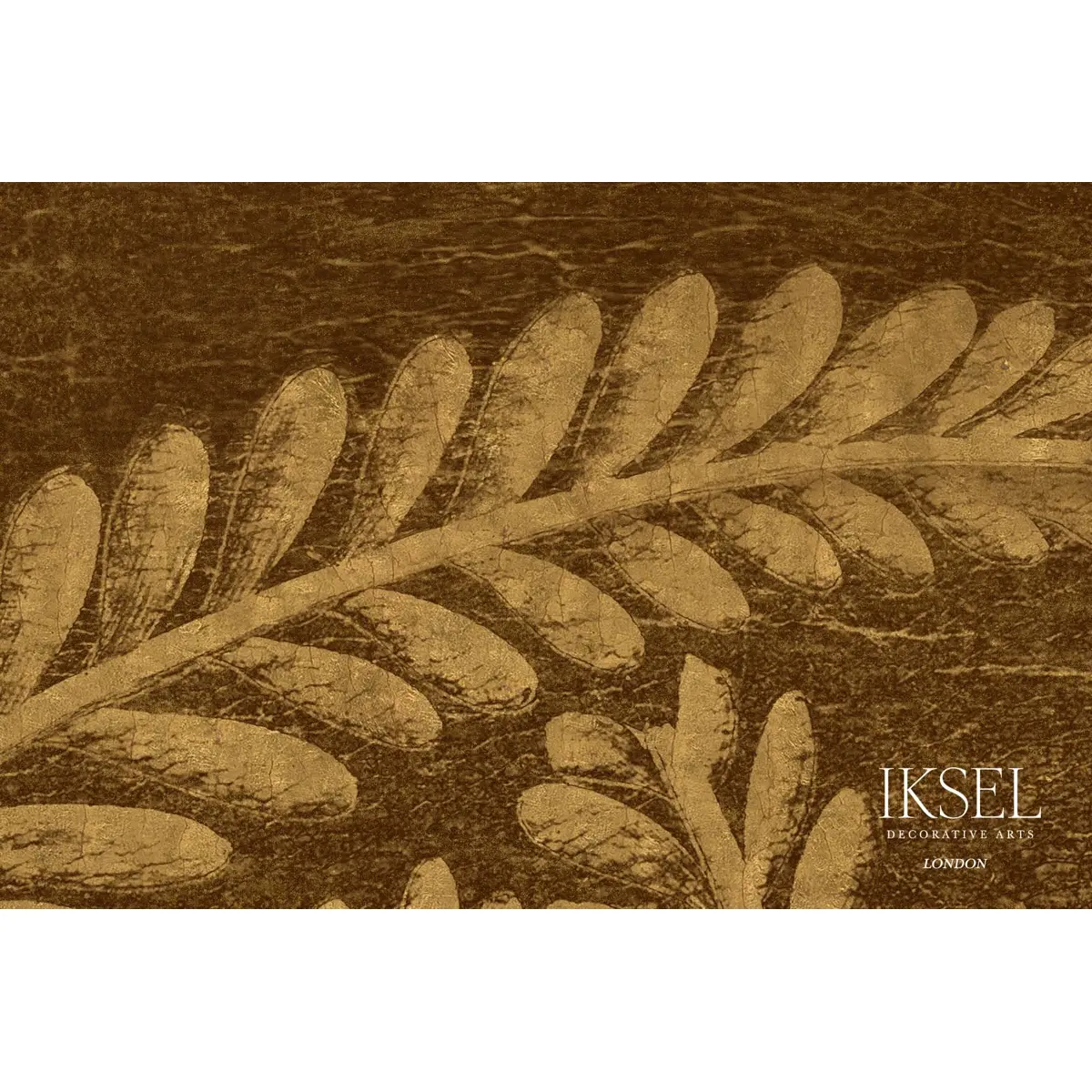 ART DECO GOLDEN FERN_ GOLDEN BROWN