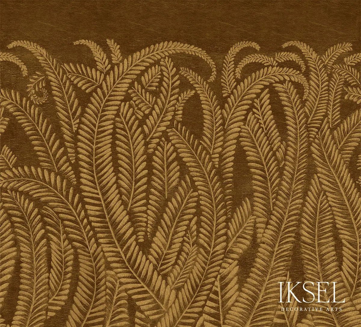 ART DECO GOLDEN FERN_ GOLDEN BROWN