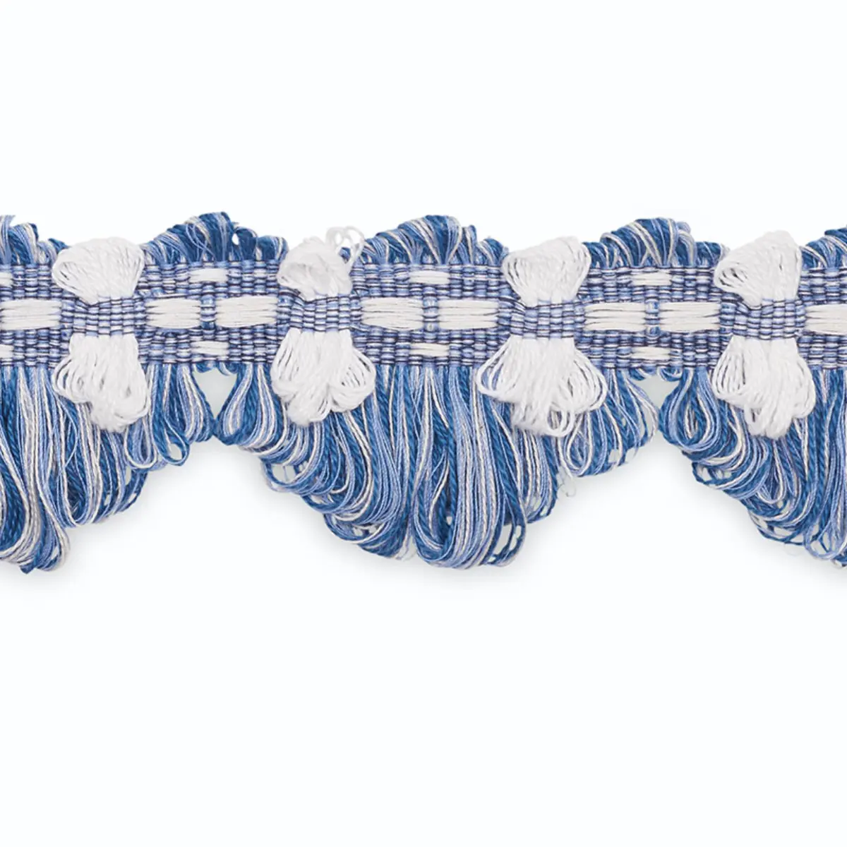 ANJELIQUE LOOP FRINGE_ COBALT/LAKE/WHITE MULTI
