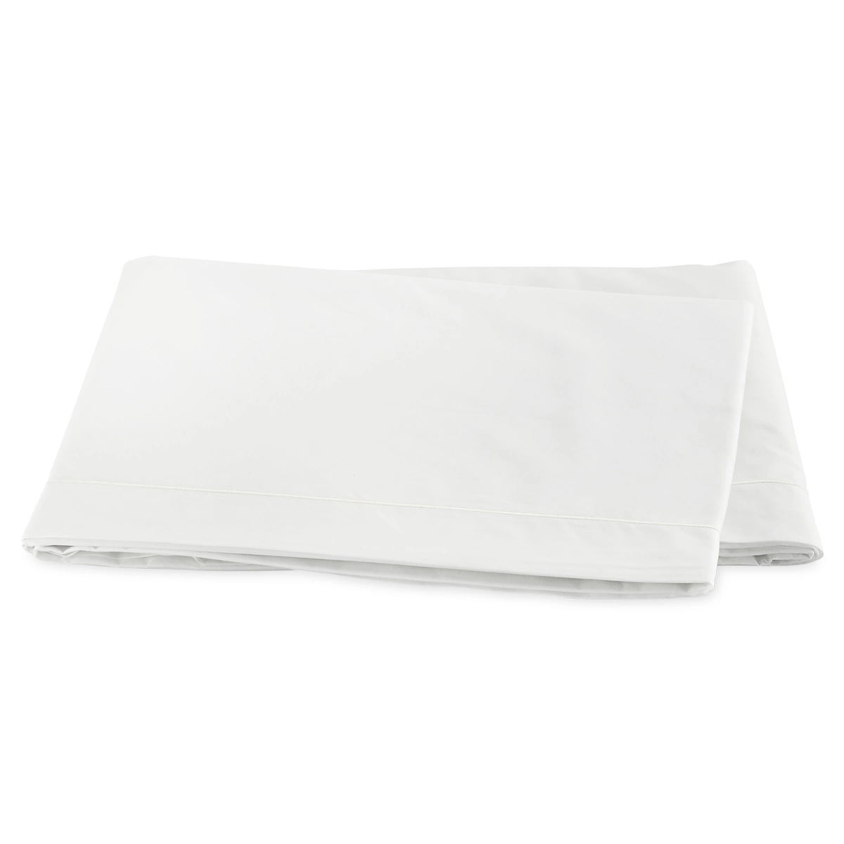 Ceylon Satin Stitch Flat Sheet_ BONE