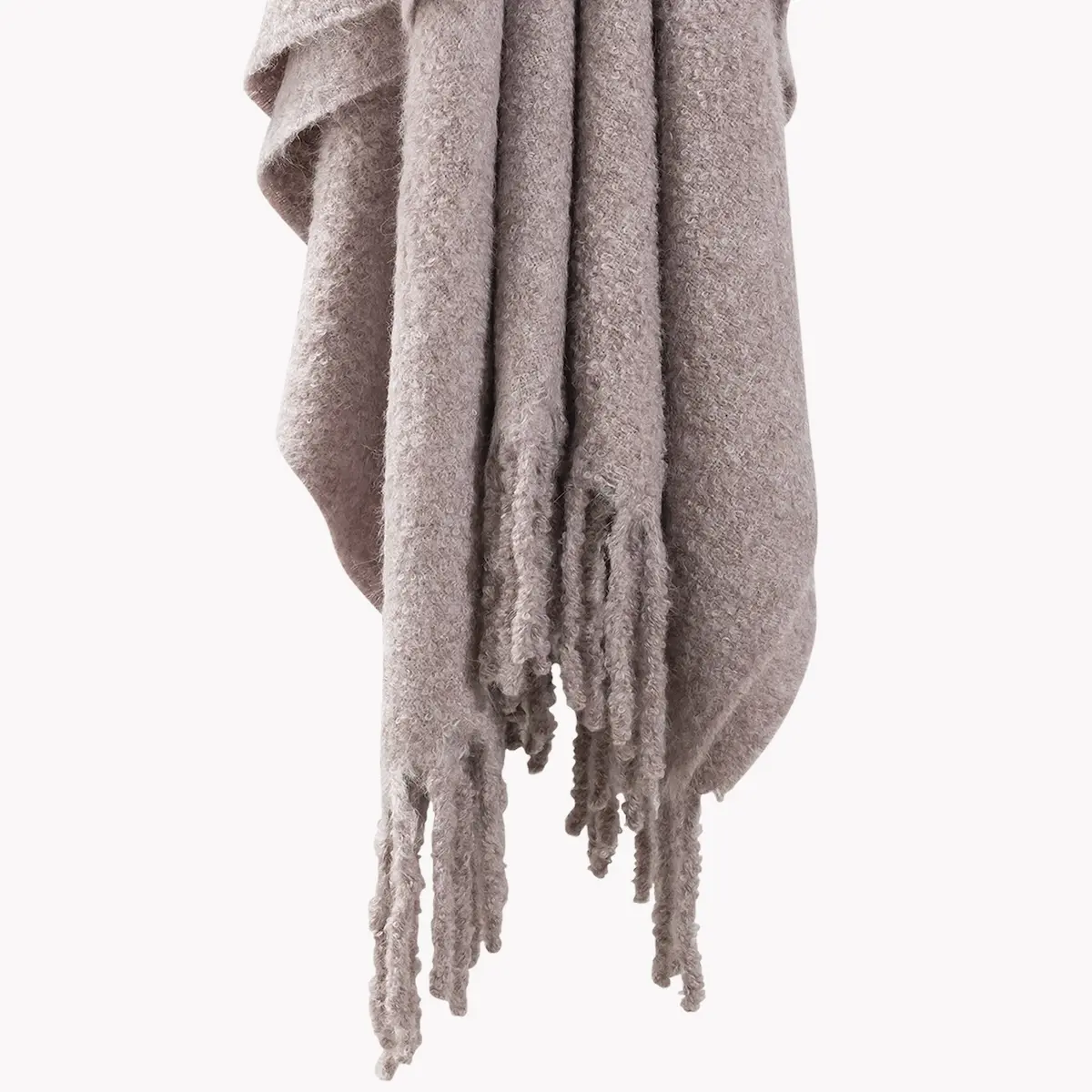 Poncho Throw_ DEEP LILAC