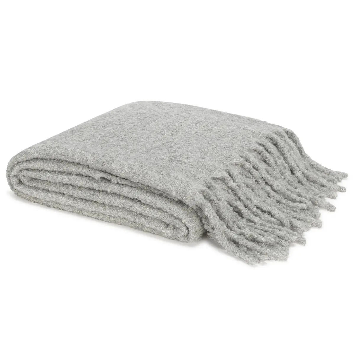 Poncho Throw_ SILVER