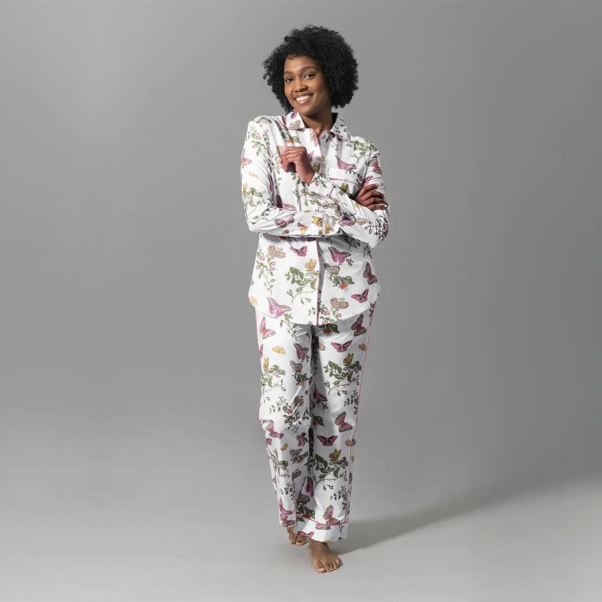 Baudin Butterfly Pajama Set_ PINK