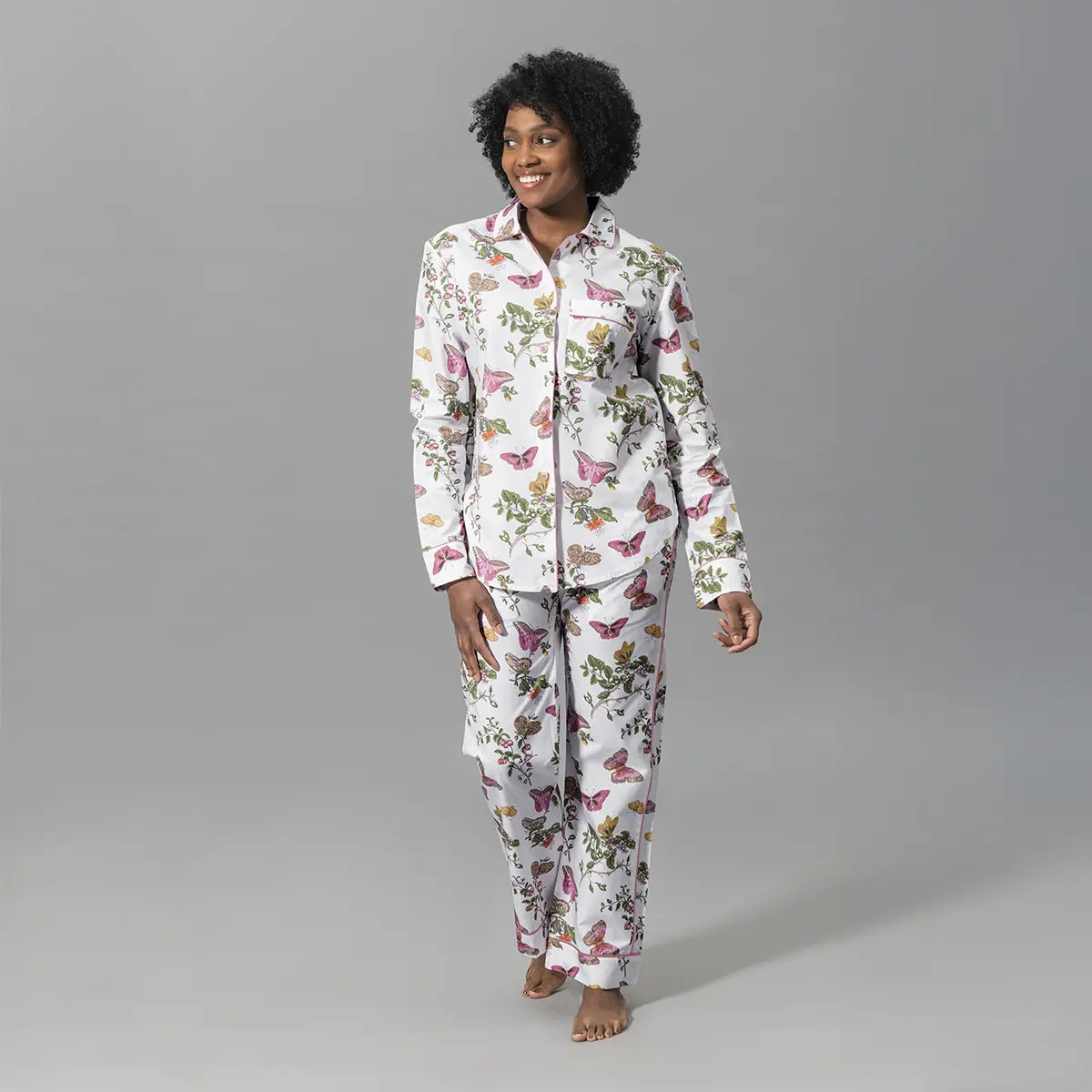 Baudin Butterfly Pajama Set_ PINK