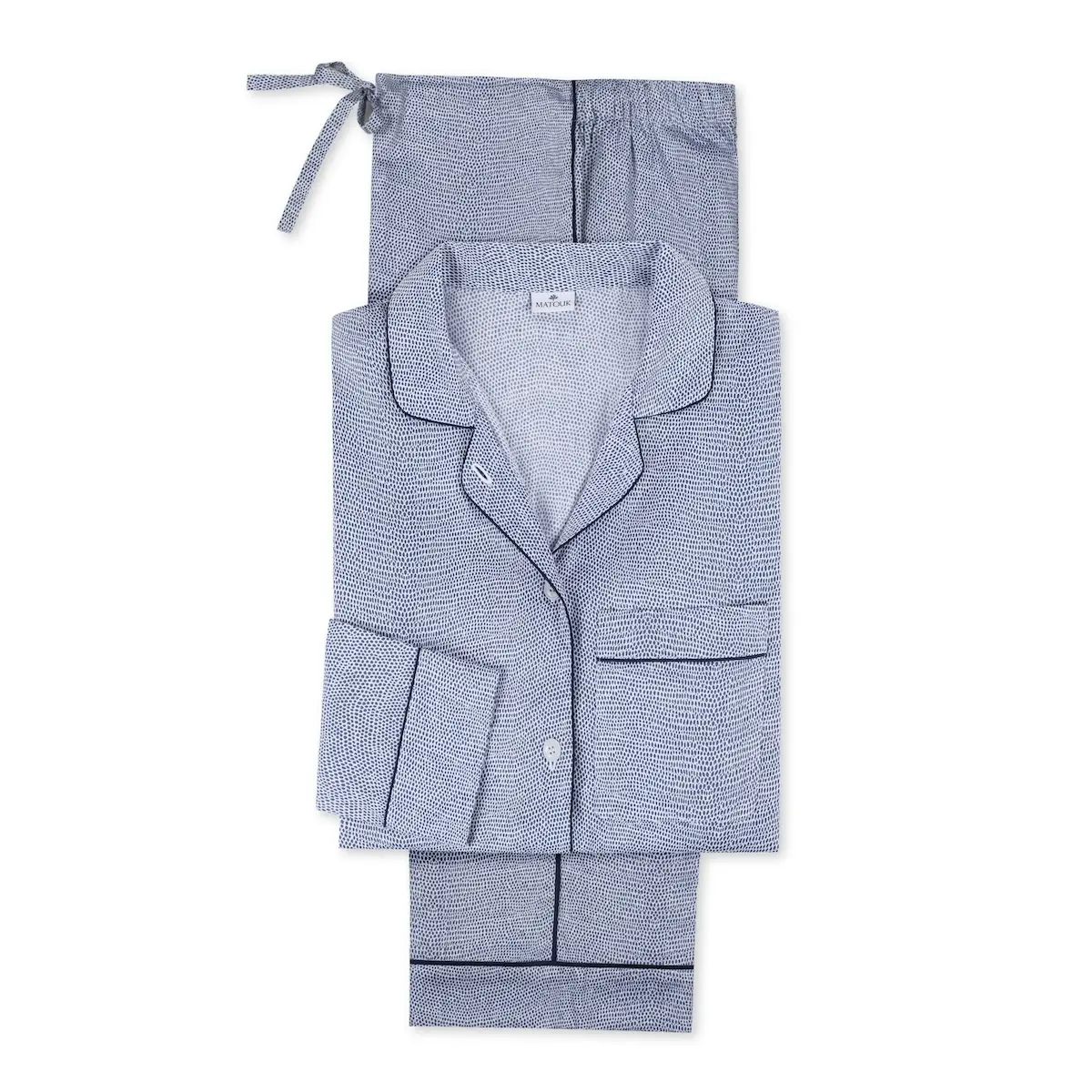 Jasper Pajama Set_ STEEL BLUE/NAVY