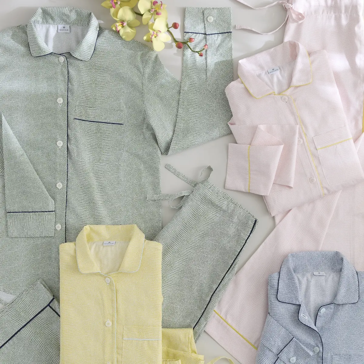 Jasper Pajama Set_ PEONY/LEMON