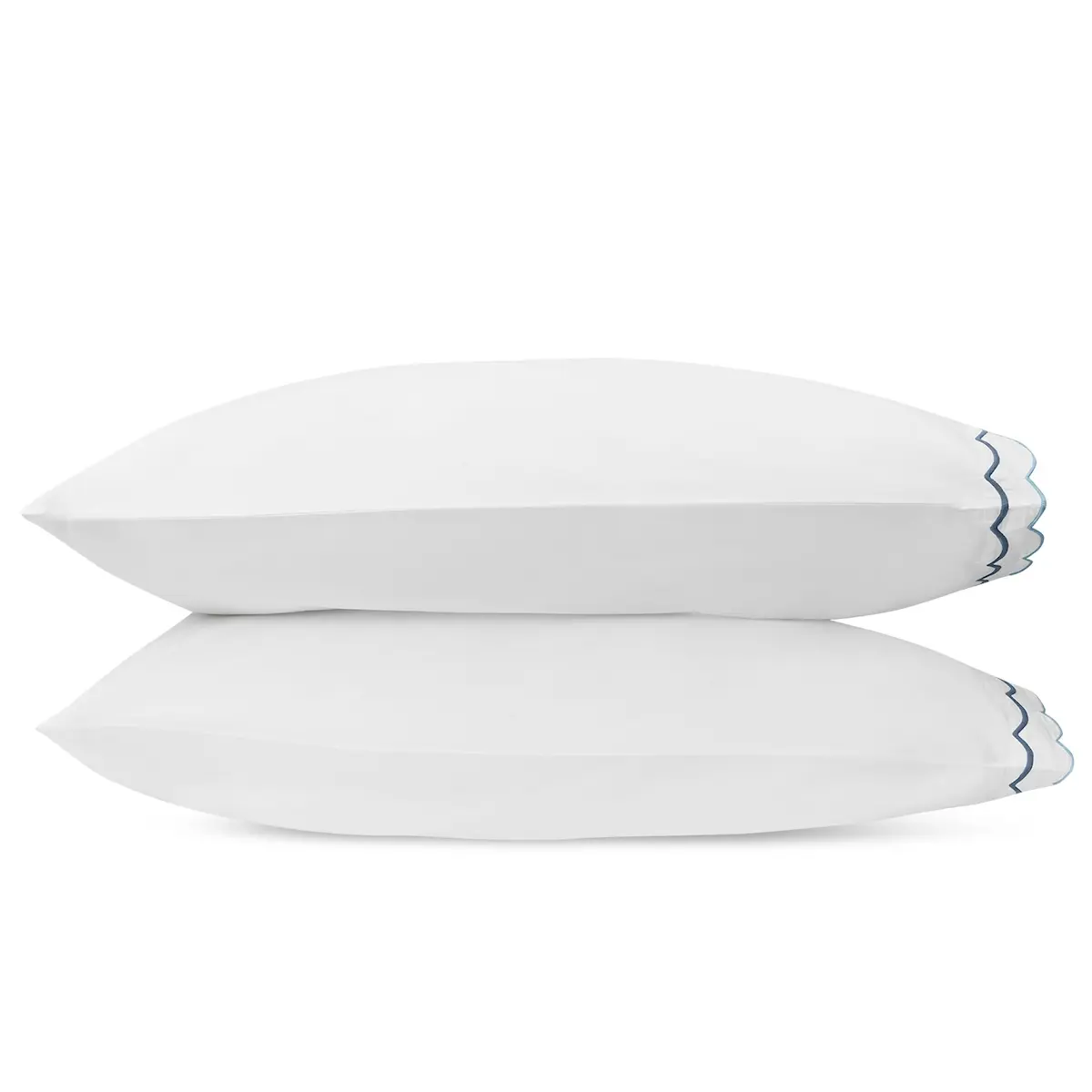 India Pillowcase Pair_ HAZY BLUE
