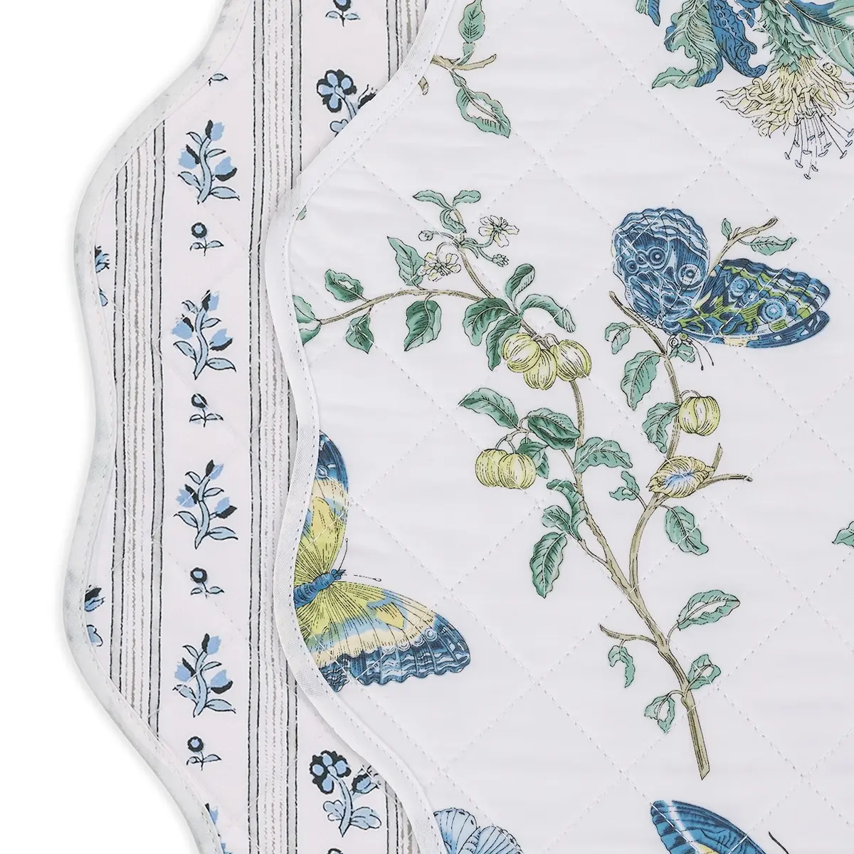 Butterfly/Cabanon Placemats (4)_ BLUE