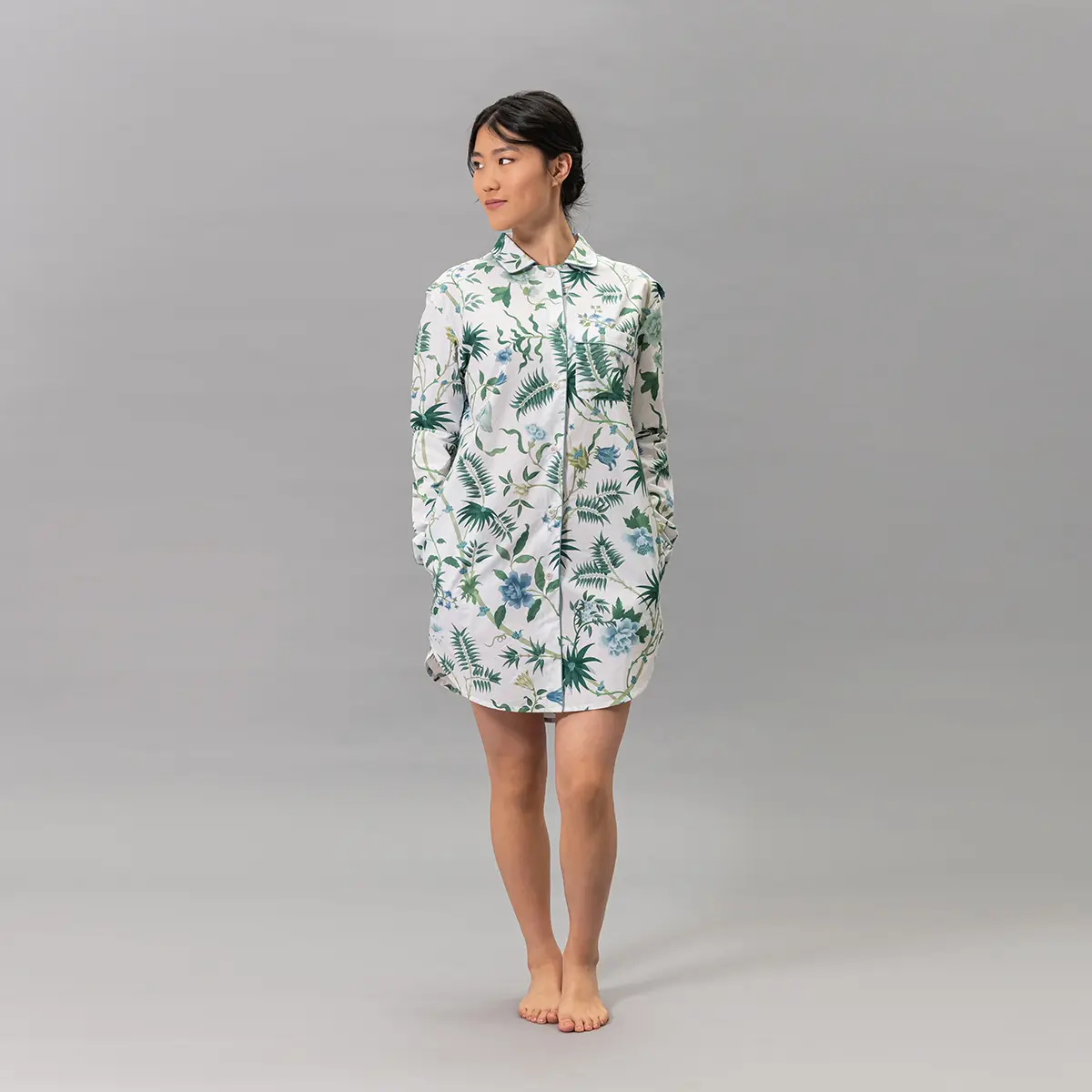 Palmyra Sleep Shirt_ EMERALD