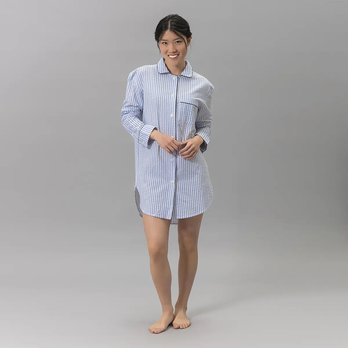Matteo Sleep Shirt_ AZURE