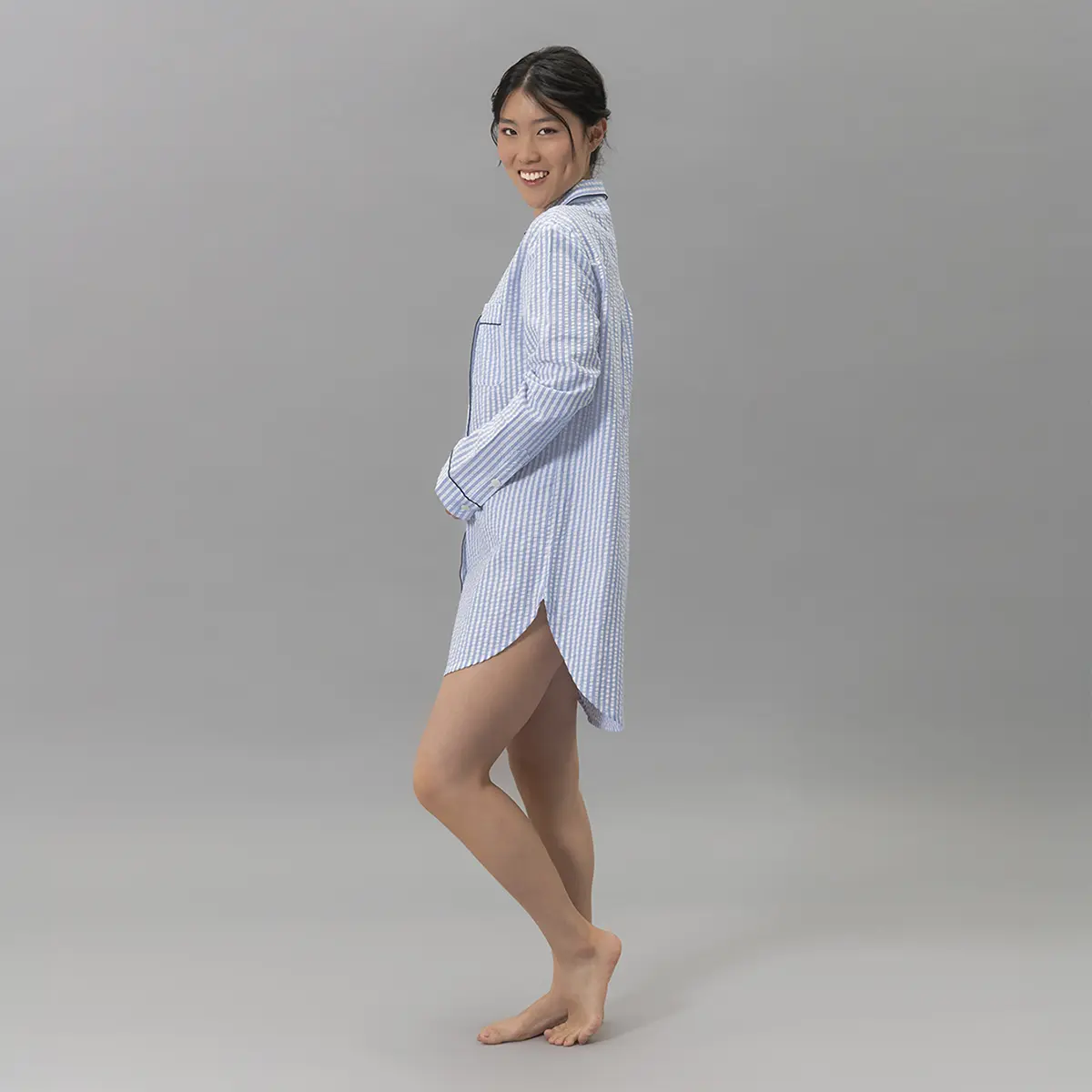 Matteo Sleep Shirt_ AZURE