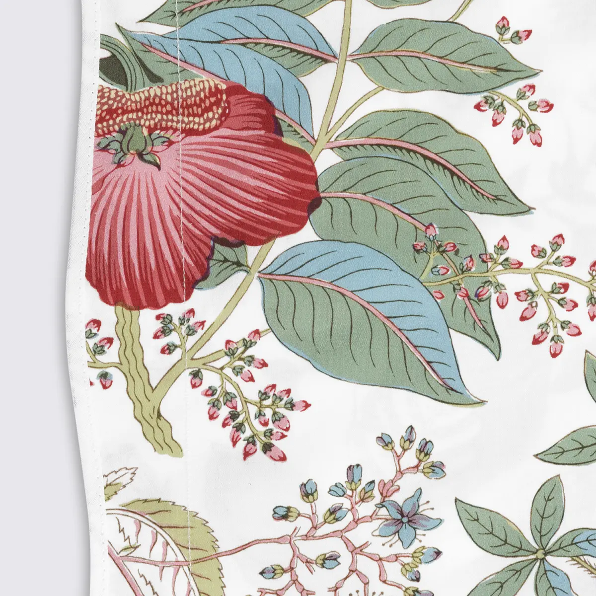 Pomegranate Fitted Sheet_ PINK CORAL