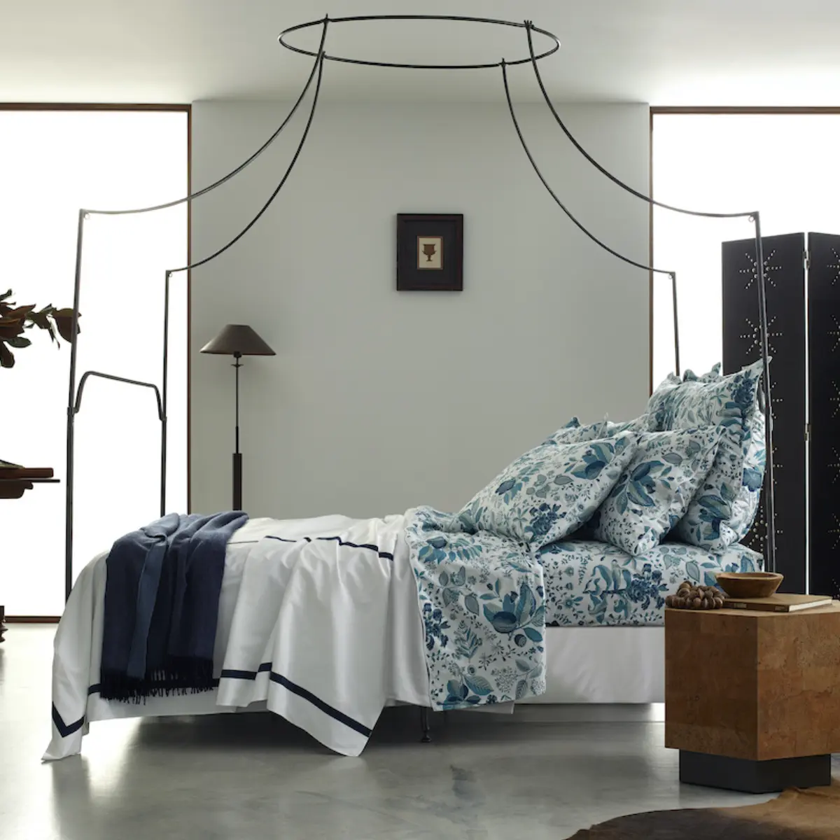 Pomegranate Duvet Cover_ PRUSSIAN BLUE