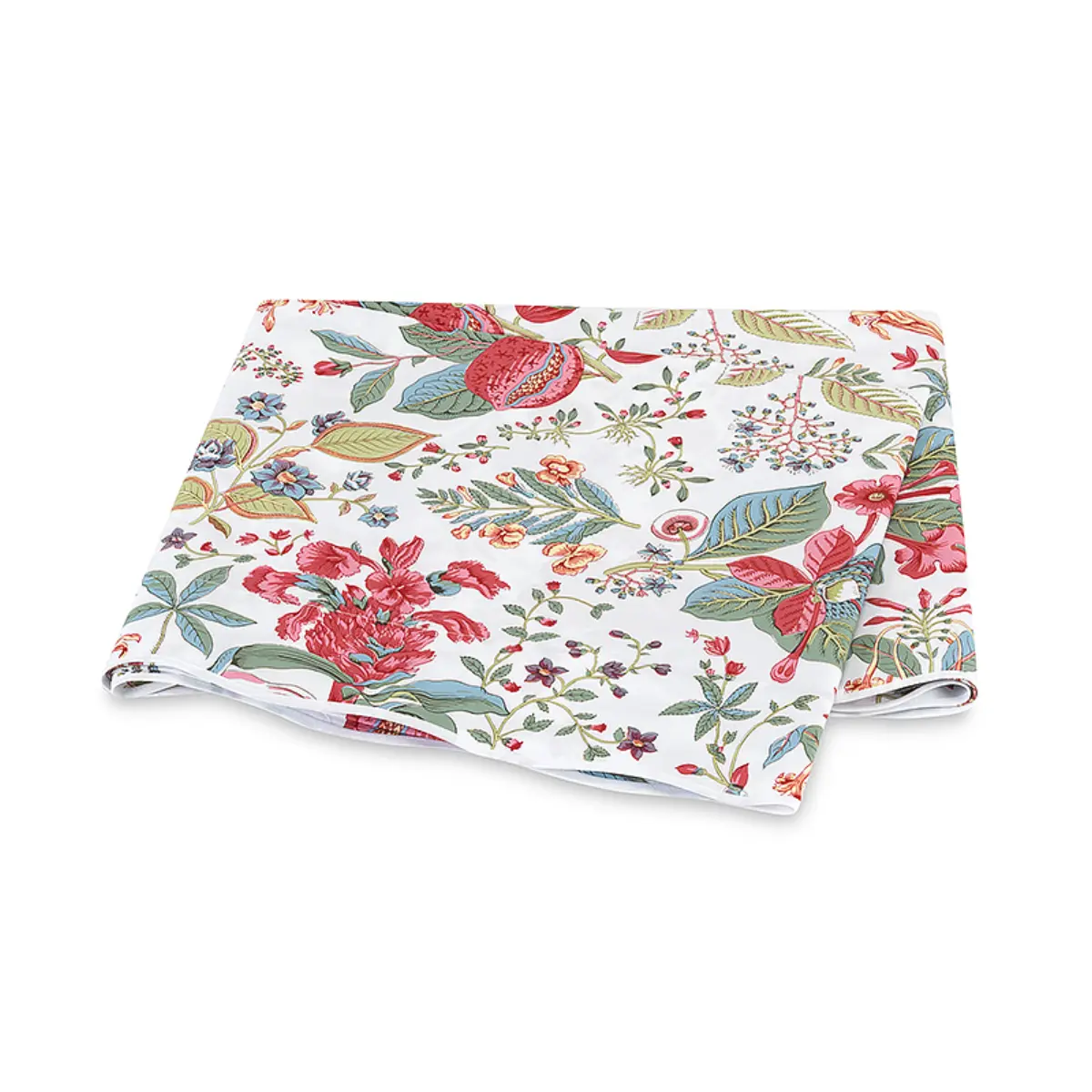 Pomegranate Flat Sheet_ PINK CORAL