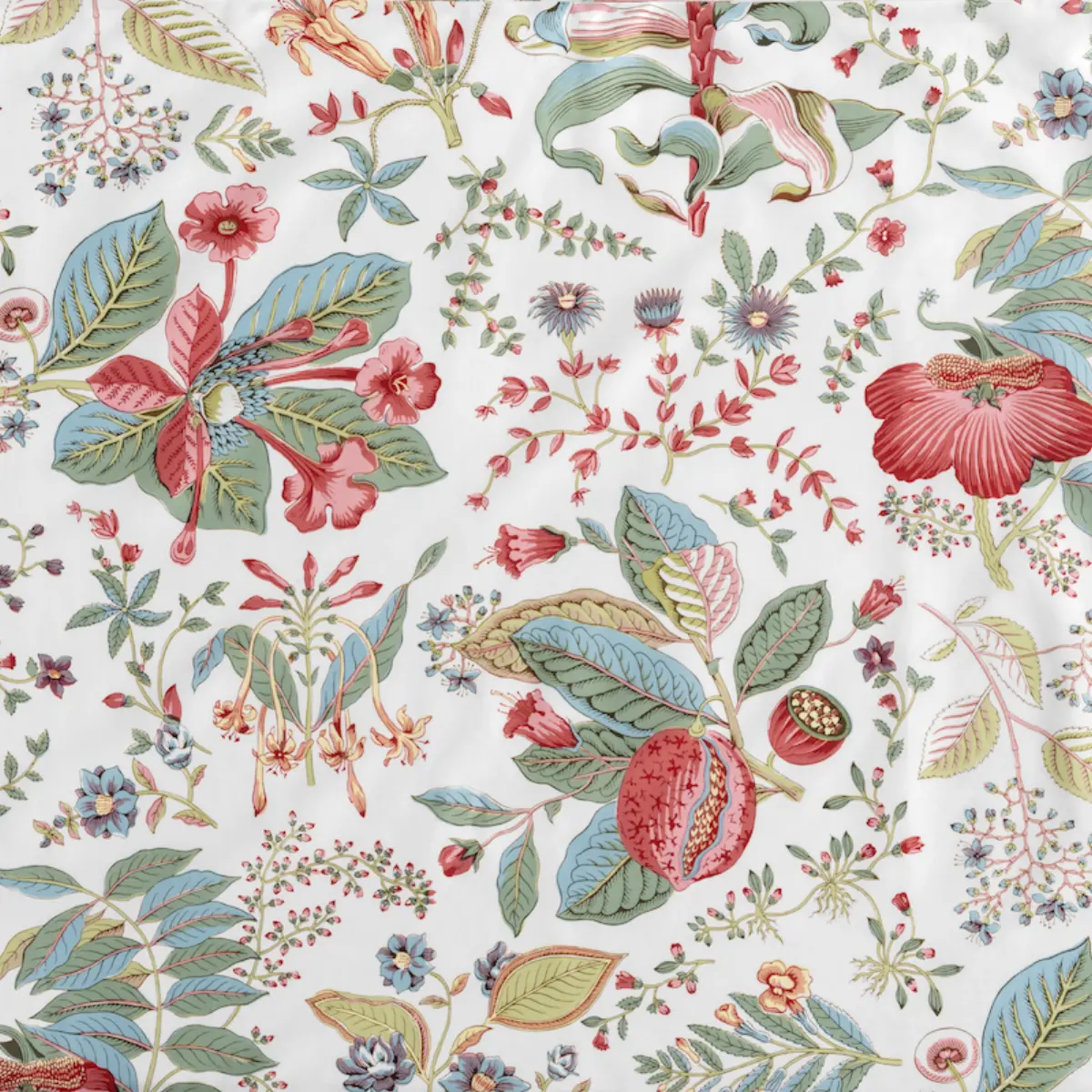 Pomegranate Flat Sheet_ PINK CORAL