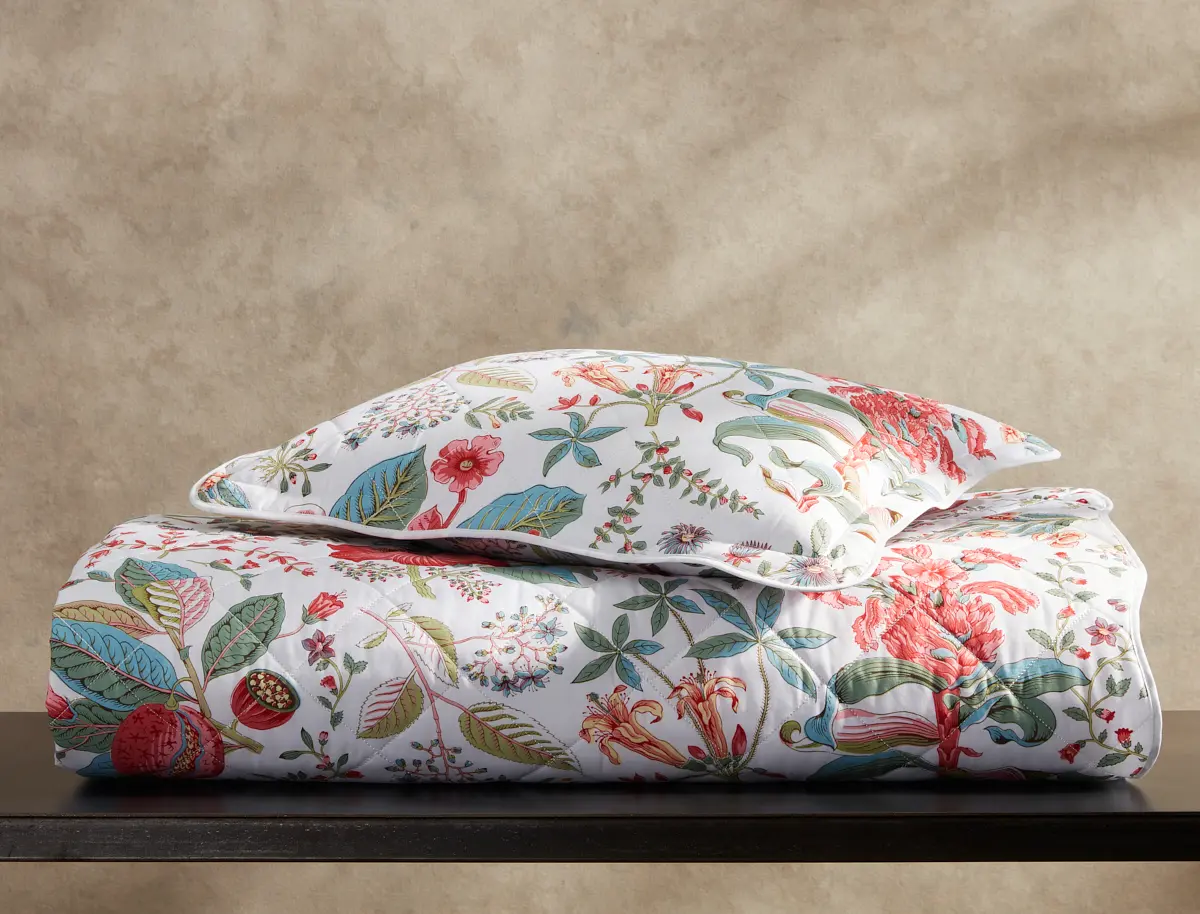 Pomegranate Quilt_ PINK CORAL