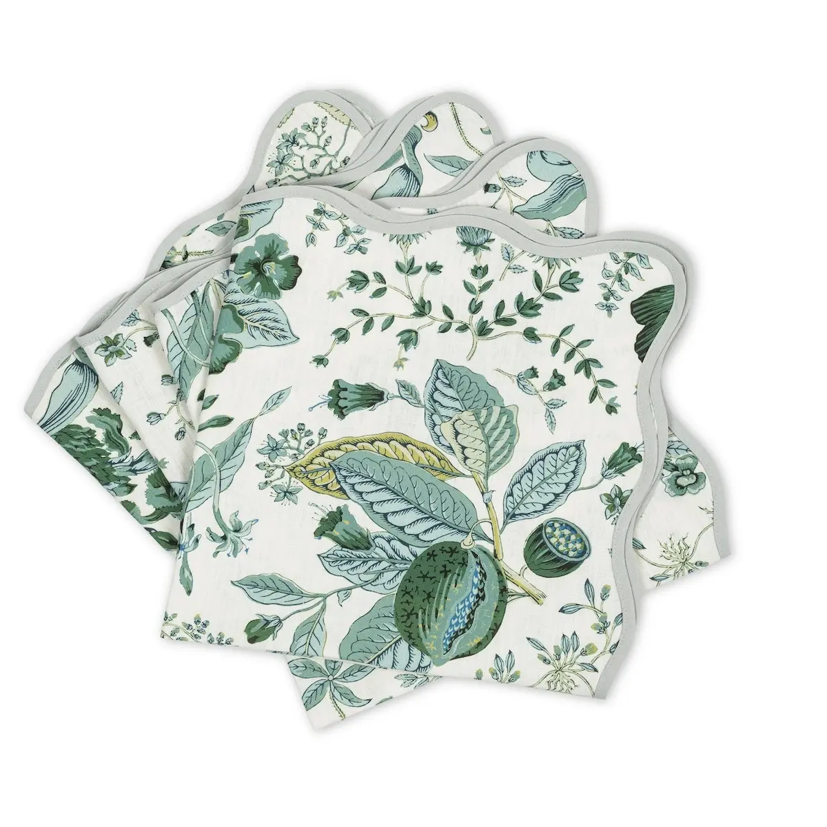 Pomegranate Napkin, Set of 4_ EMERALD