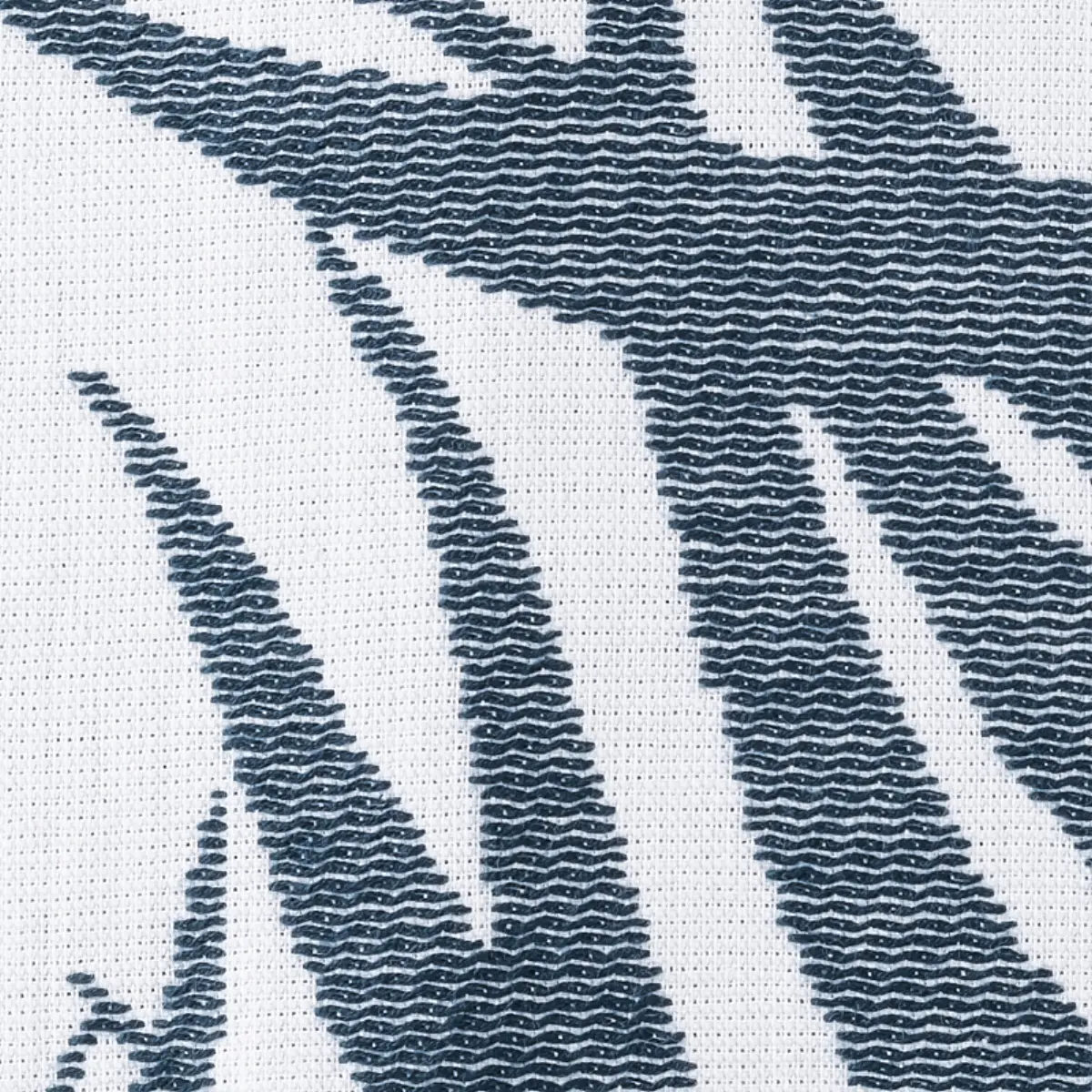 Zebra Palm Beach Towel_ NAVY