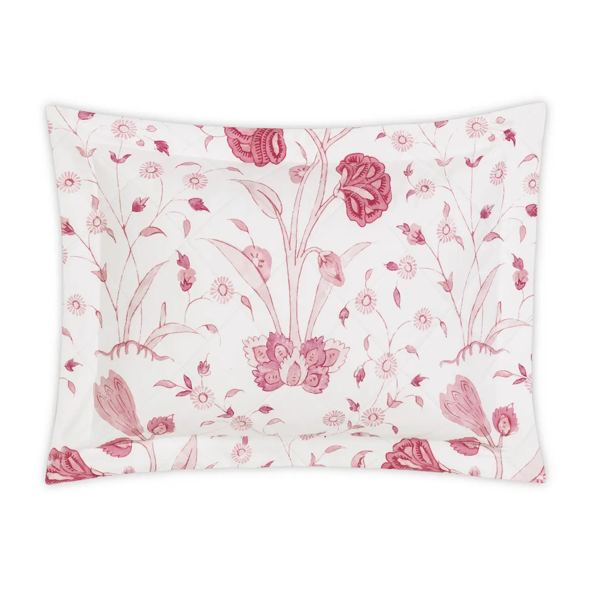 Khilana Quilted Sham_ PEONY