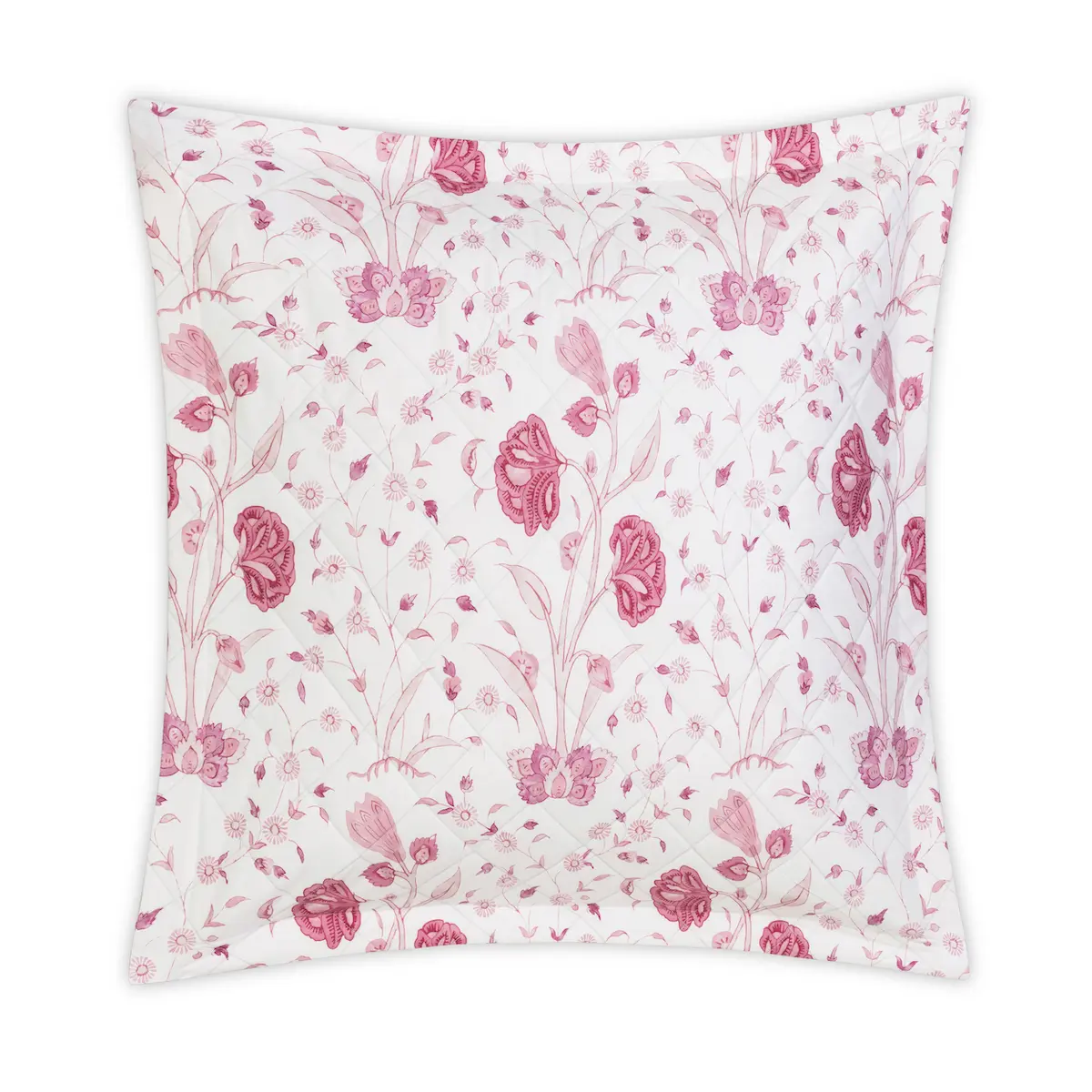 Khilana Quilted Sham_ PEONY